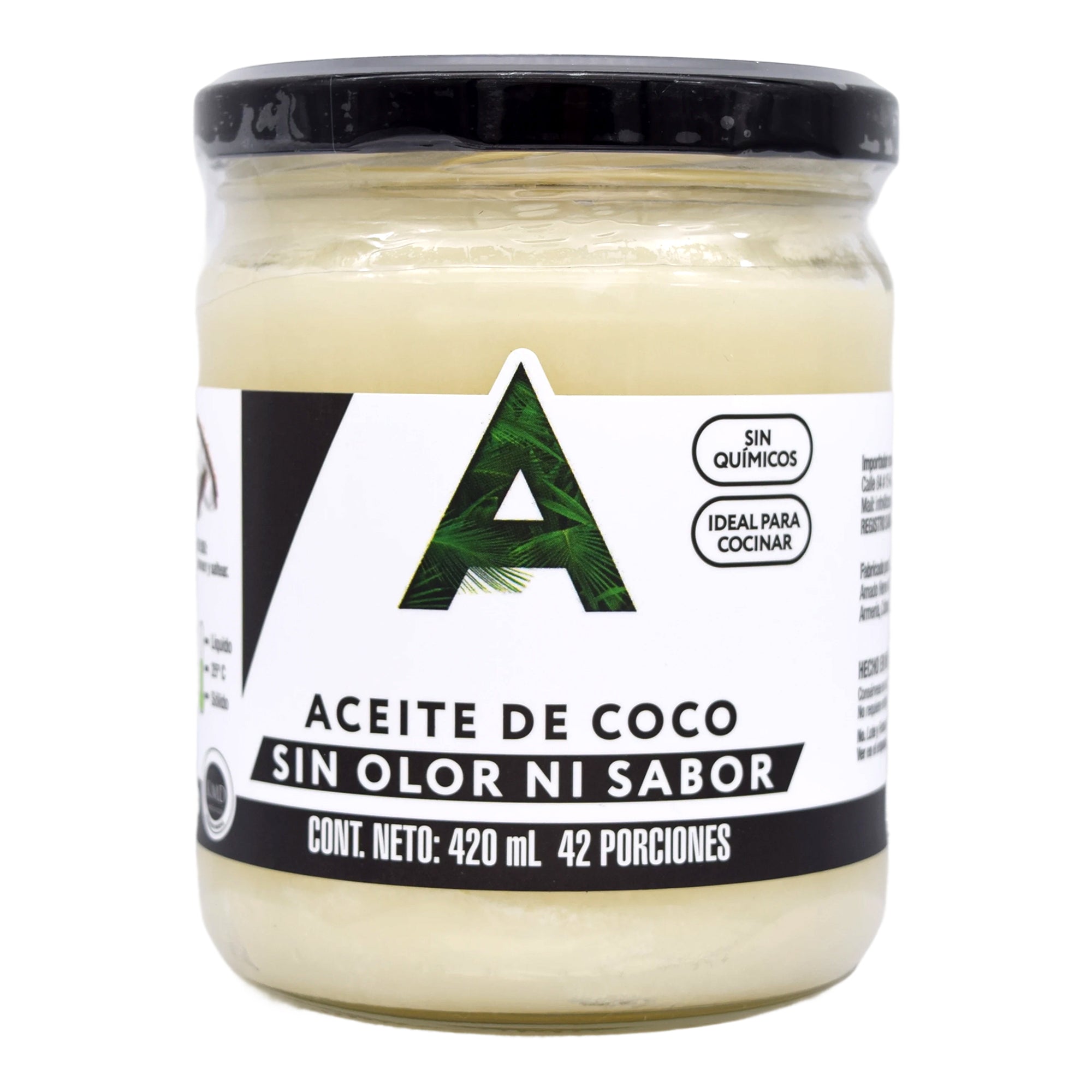 Aceite de coco sin olor y sin sabor 420 ml a de coco - Sper Naturista Aceite de coco sin olor y sin sabor 420 ml a de coco - Sper Naturista