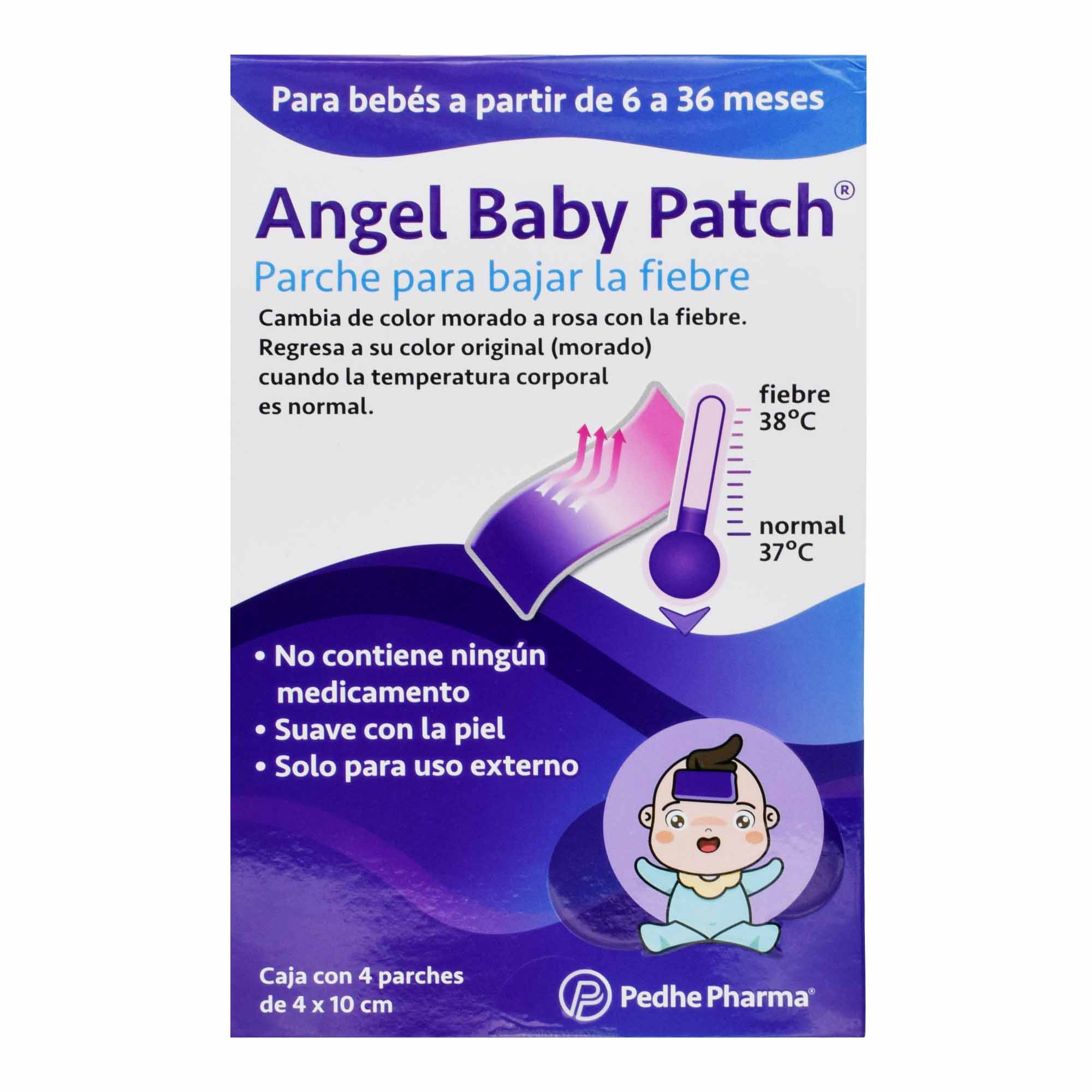 Parche Para Bajar La Fiebre Baby 4 Pzas