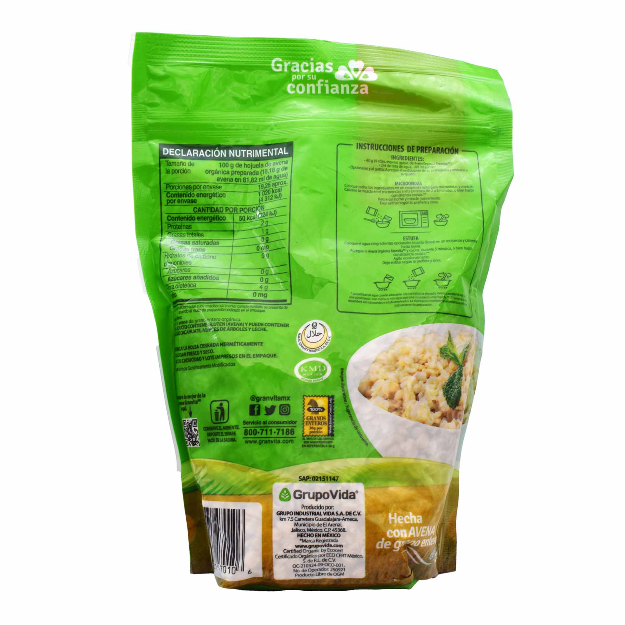 Avena En Hojuela 350 G