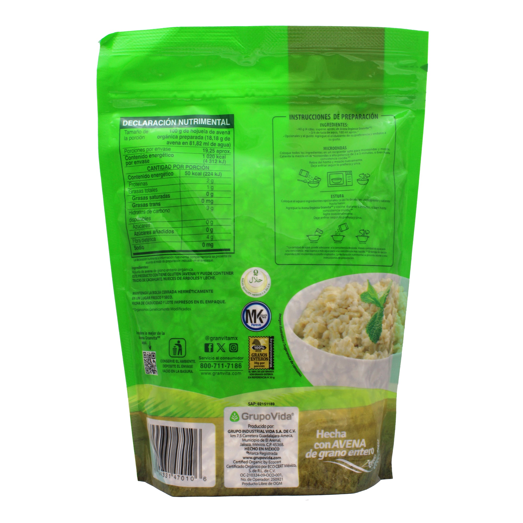 Avena En Hojuela 350 G