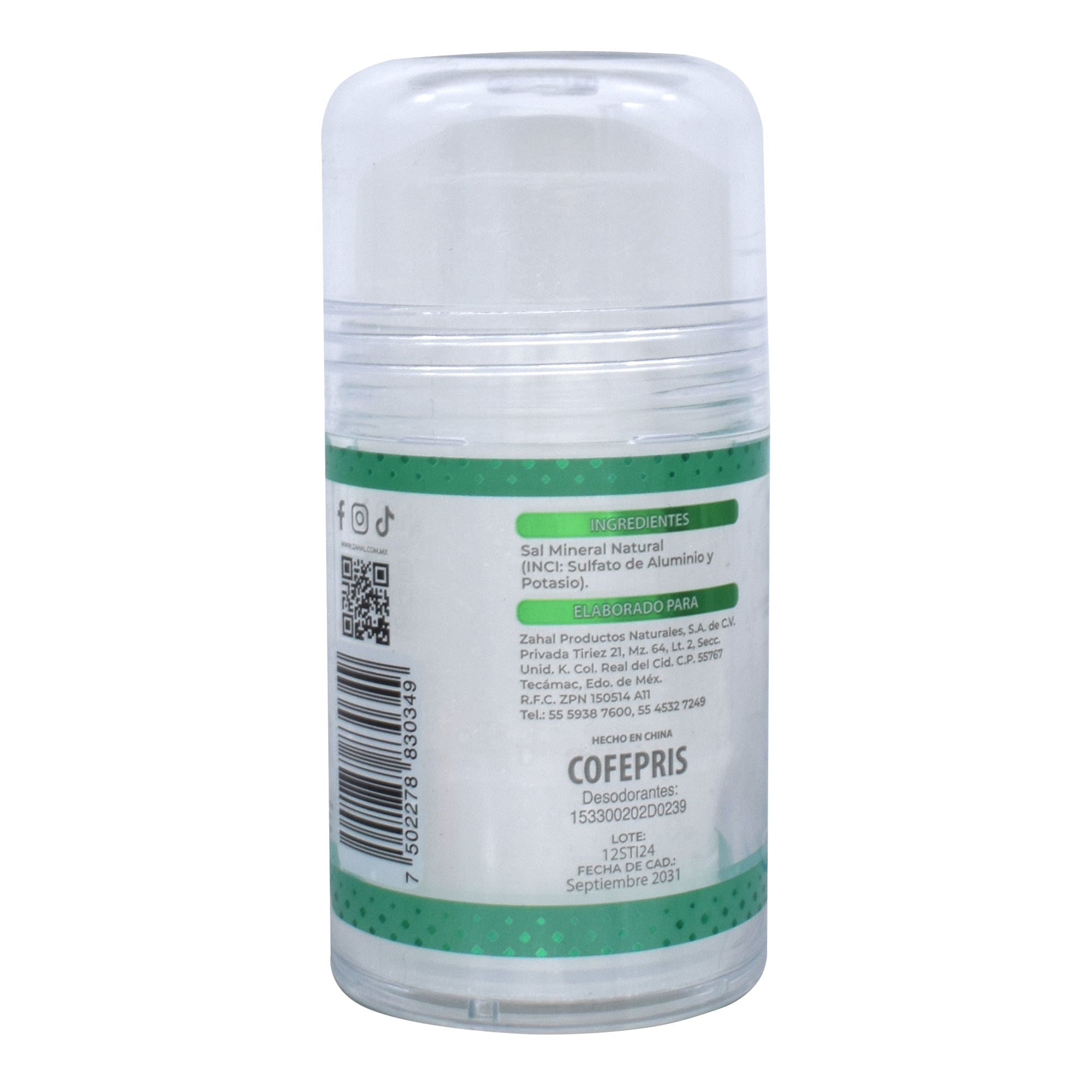 Desodorante Cristal Stick 120 G