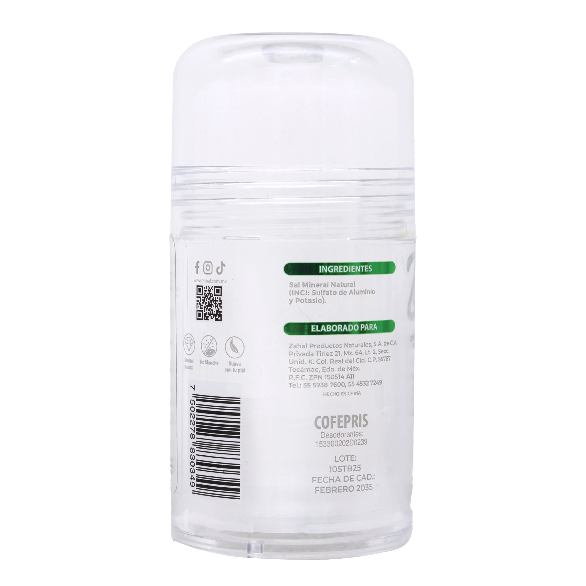 Desodorante Cristal Stick 120 G