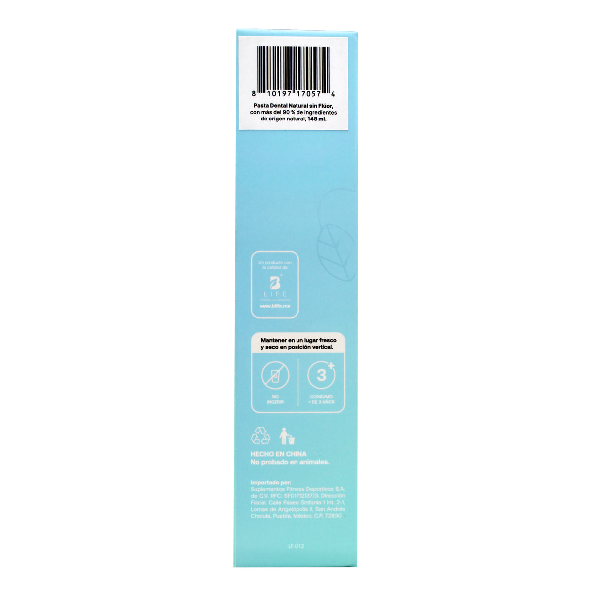 Pasta Dental Menta 148 Ml