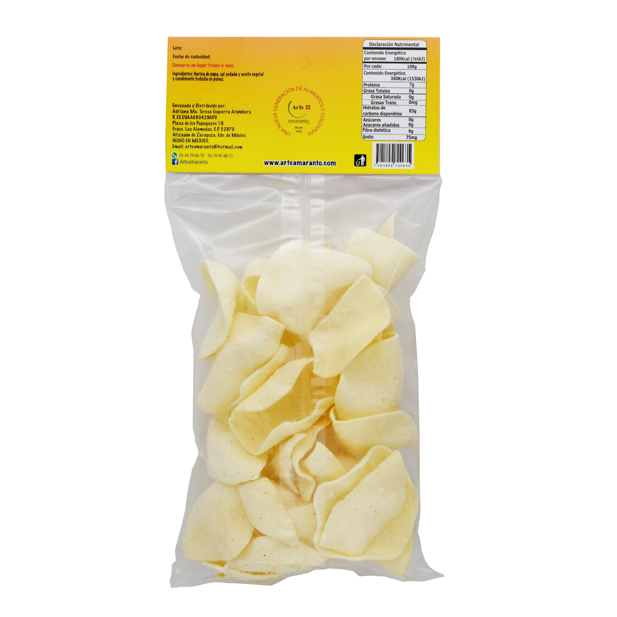 Papas Light Sab Cebolla 50 G (Caja 20)