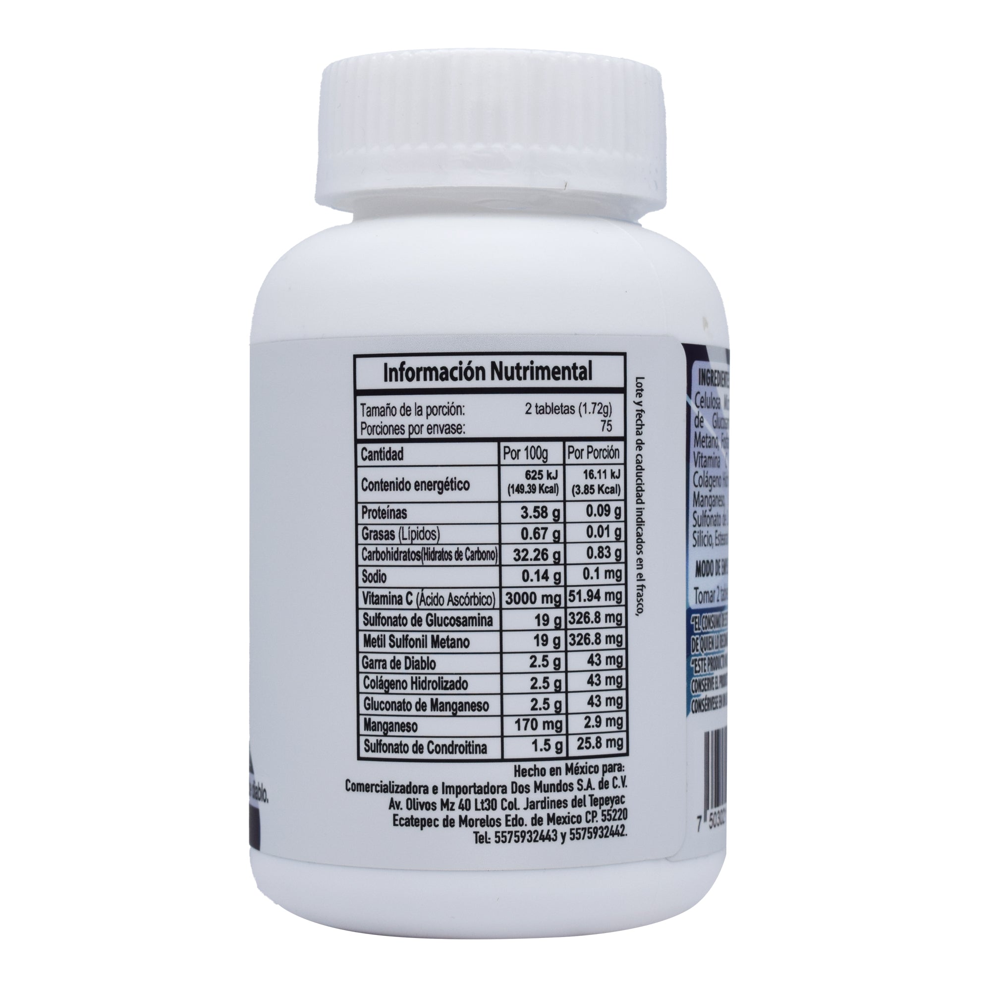 Glucosamina Msm Garra Diablo 860 Mg 150Tab