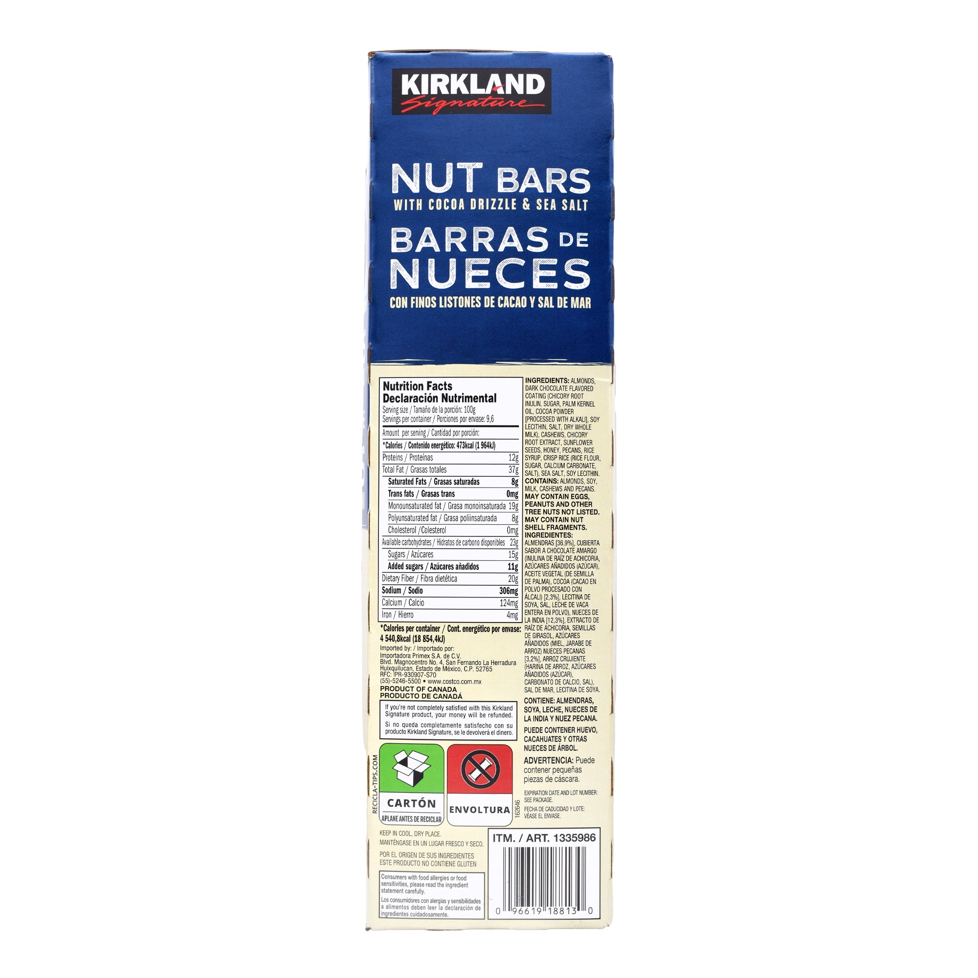 Barra De Nueces 40 G (Caja 24)
