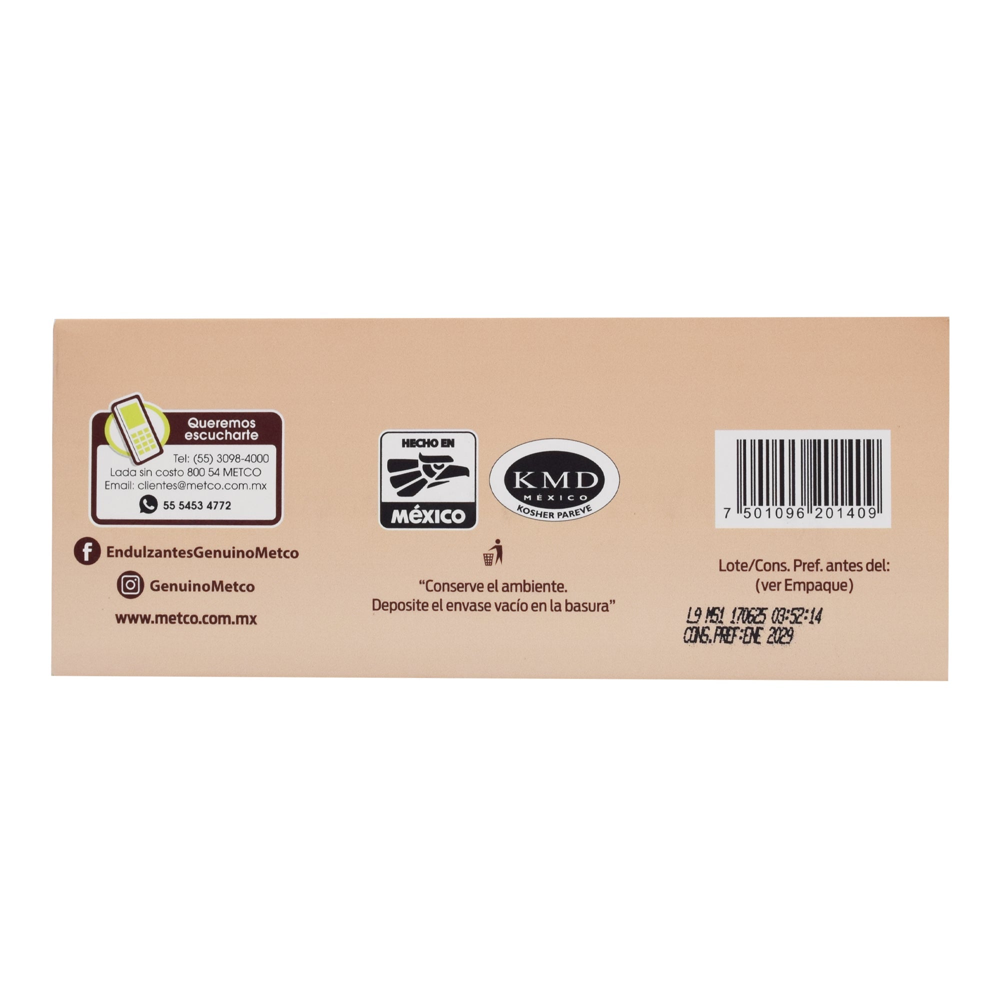 Mascabado 50 Sob 4 G C/u