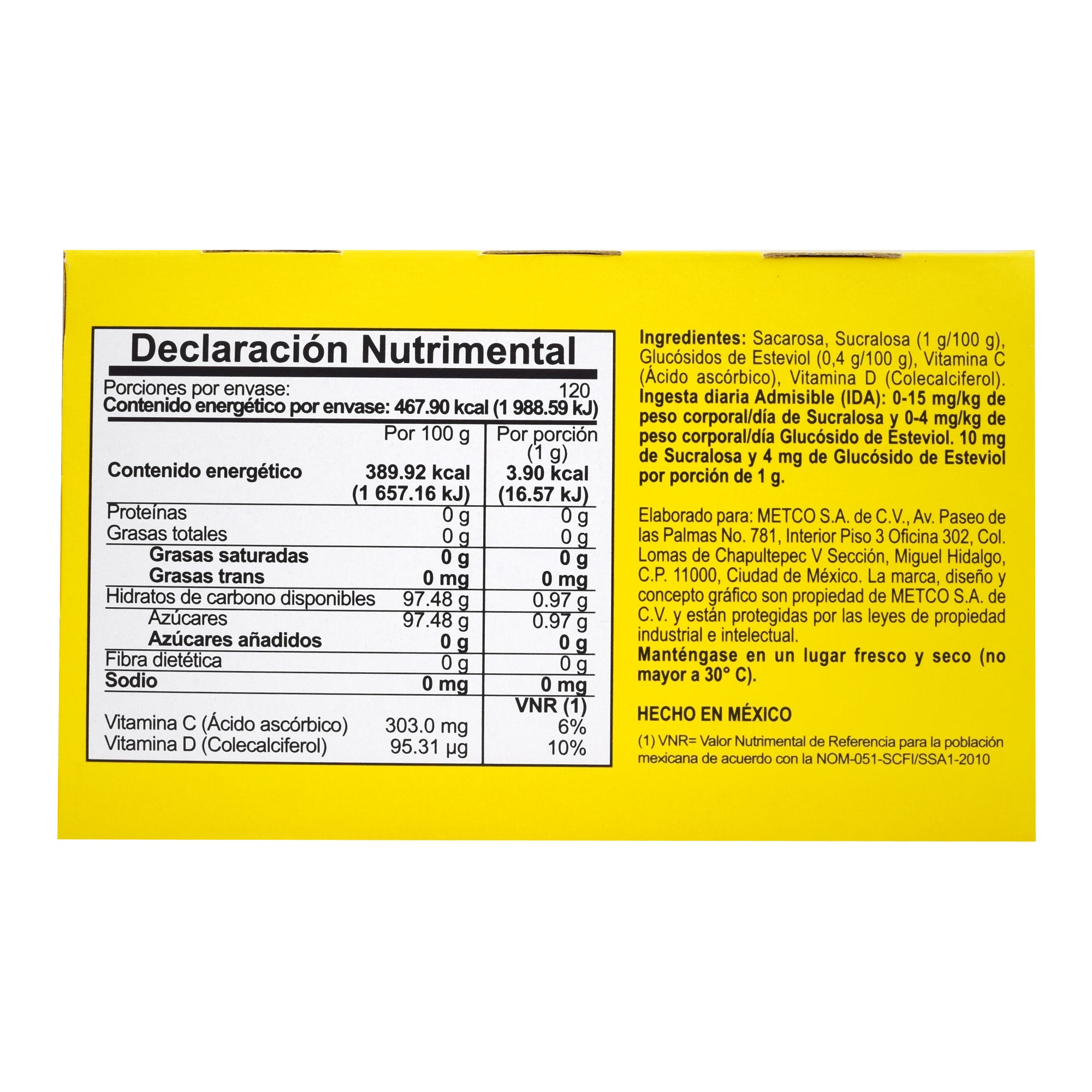 Endulzante Svetia 120 Sob 1 G C/u