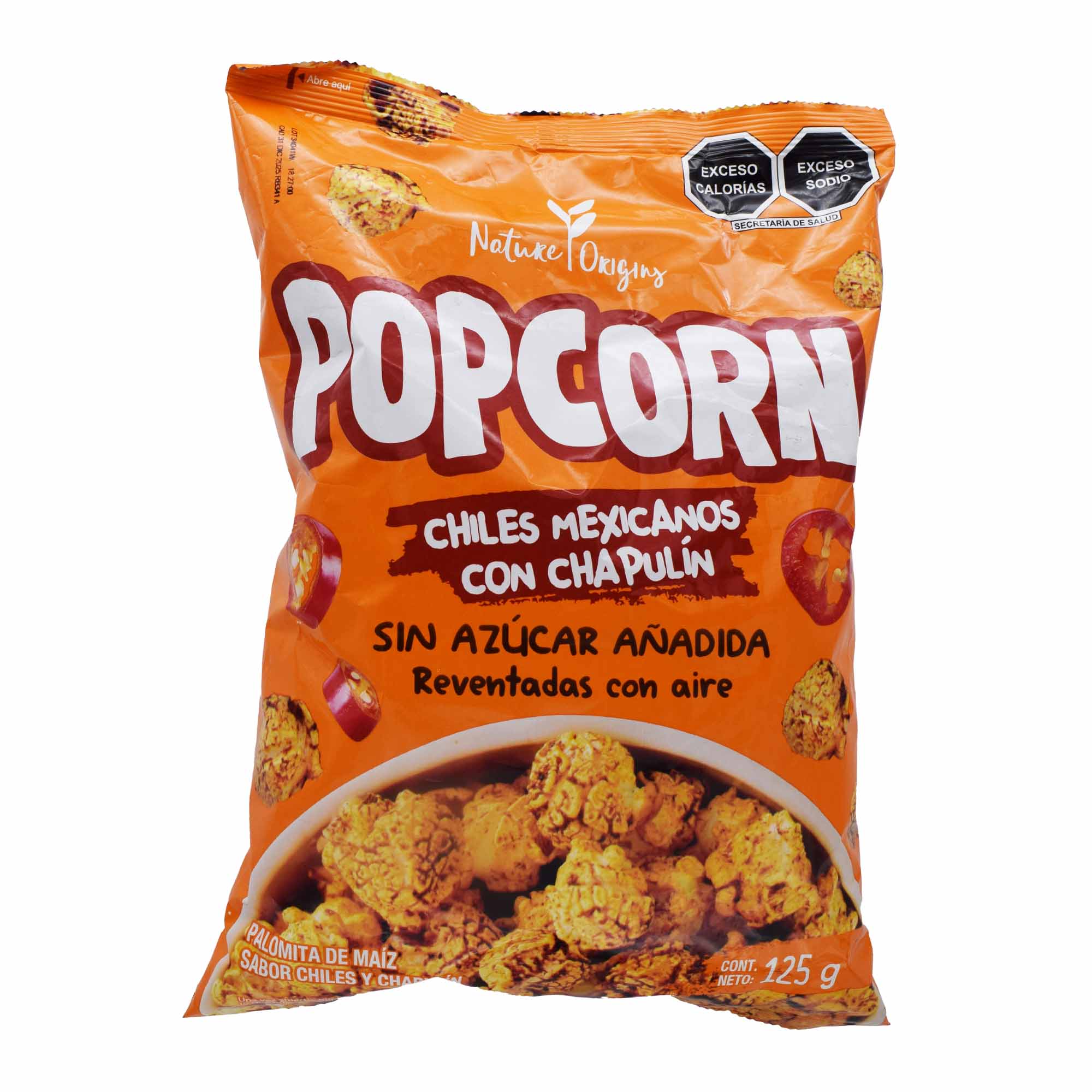 Palomita De Maiz Chiles Con Chapulin 125 G