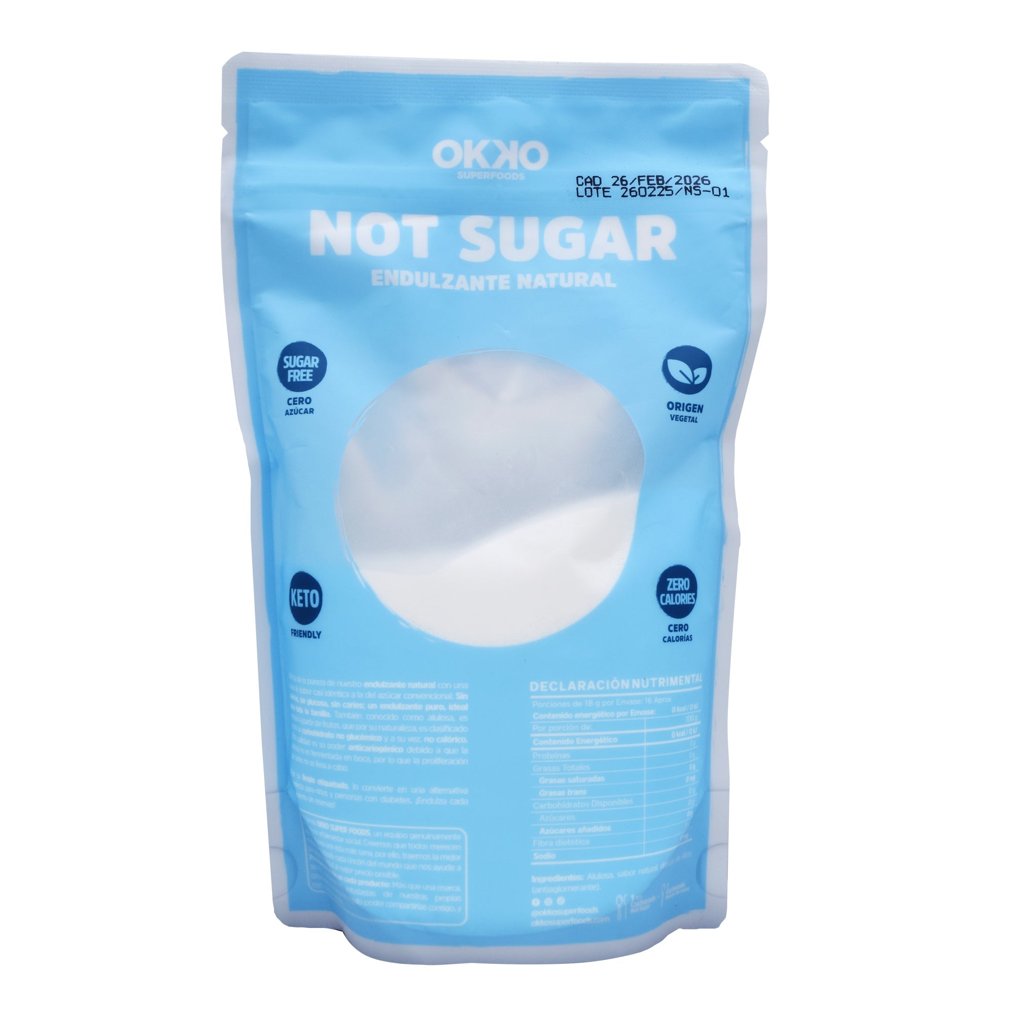 Not Sugar Endulzante Natural 300 G