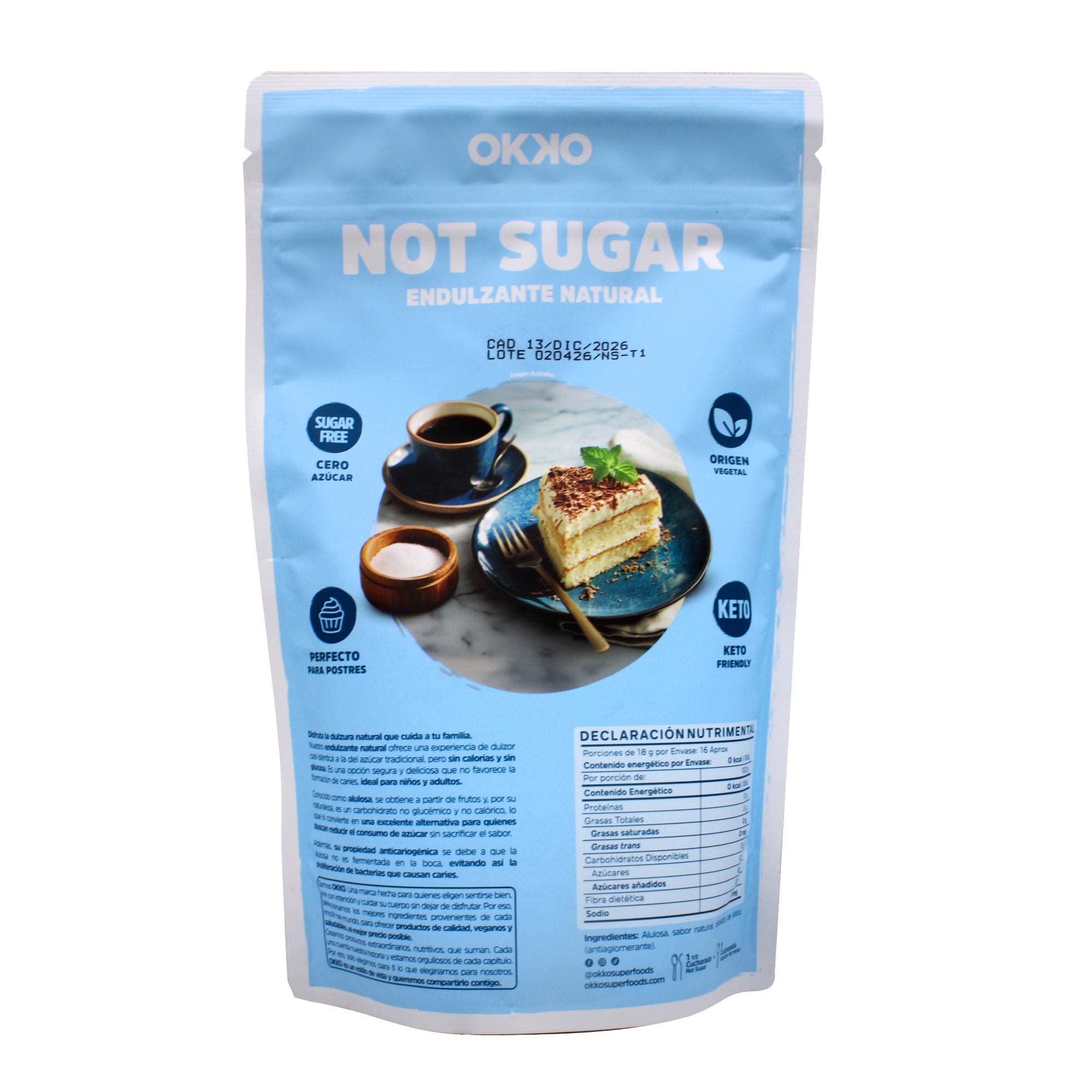 Not Sugar Endulzante Natural 300 G