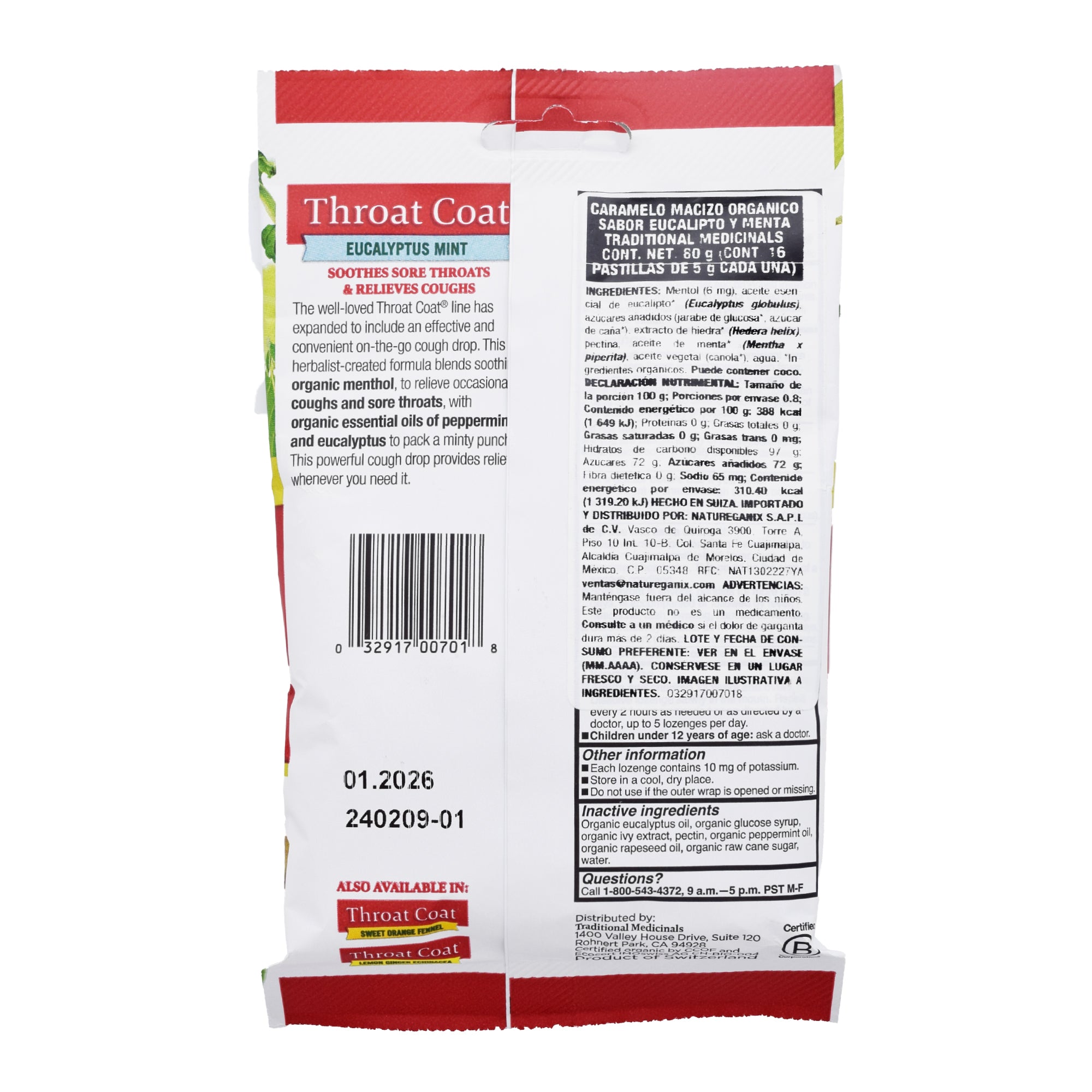 Caramelo Eucalipto Menta 80 G