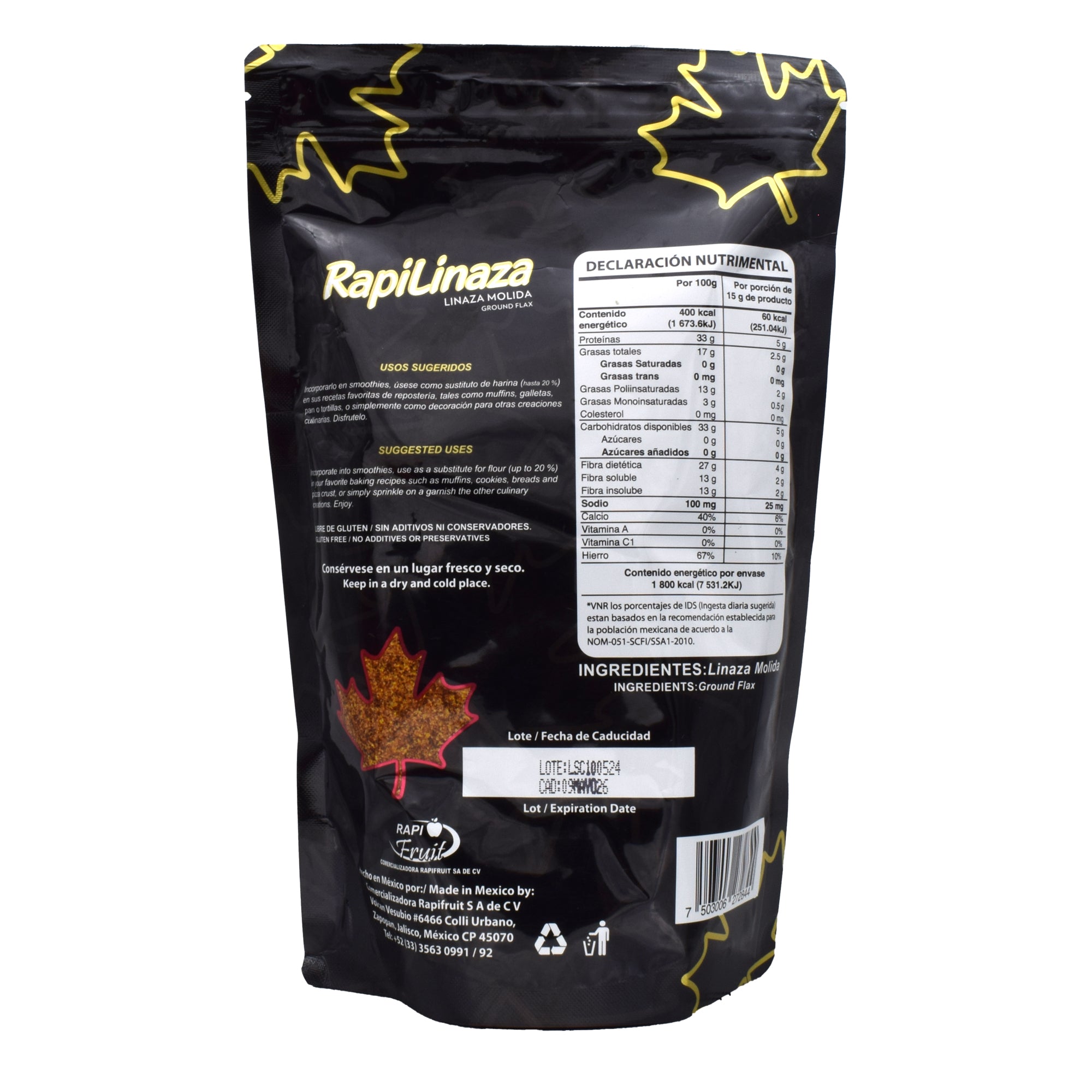 Linaza Molida 454 G