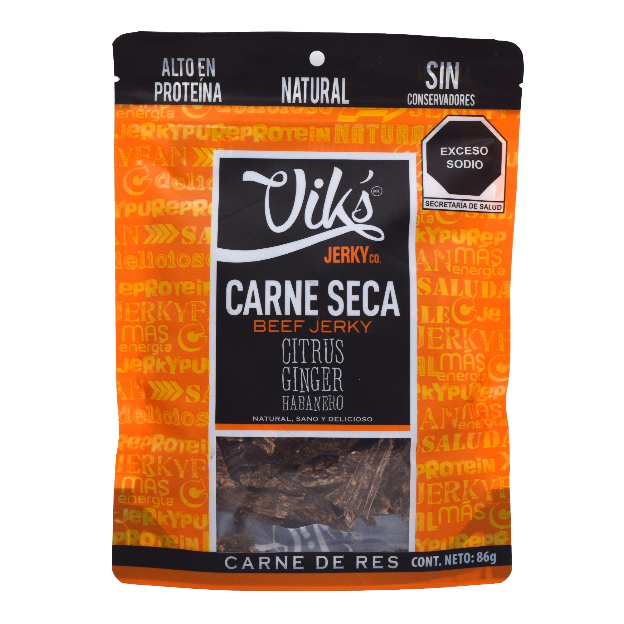 Carne Seca Res Citrus Ginger Habanero 86 G