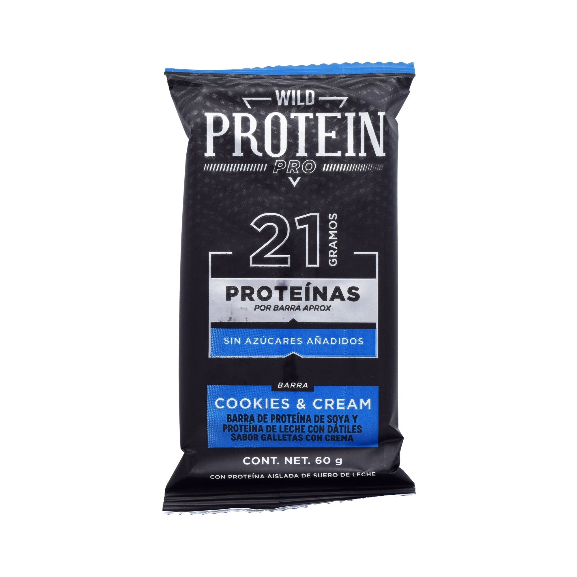 Barra Proteina De Soya Y Leche Galletas Con Crema 10 Barras 60 G C/u (PAQUETE 10)