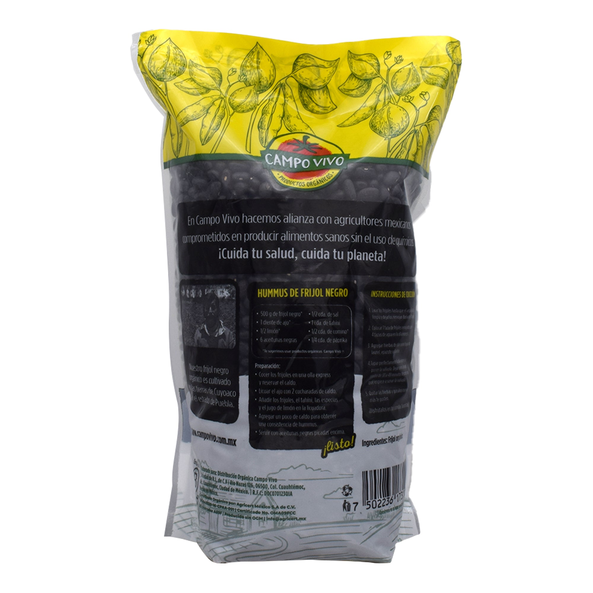 Frijol Negro Organico 1 Kg