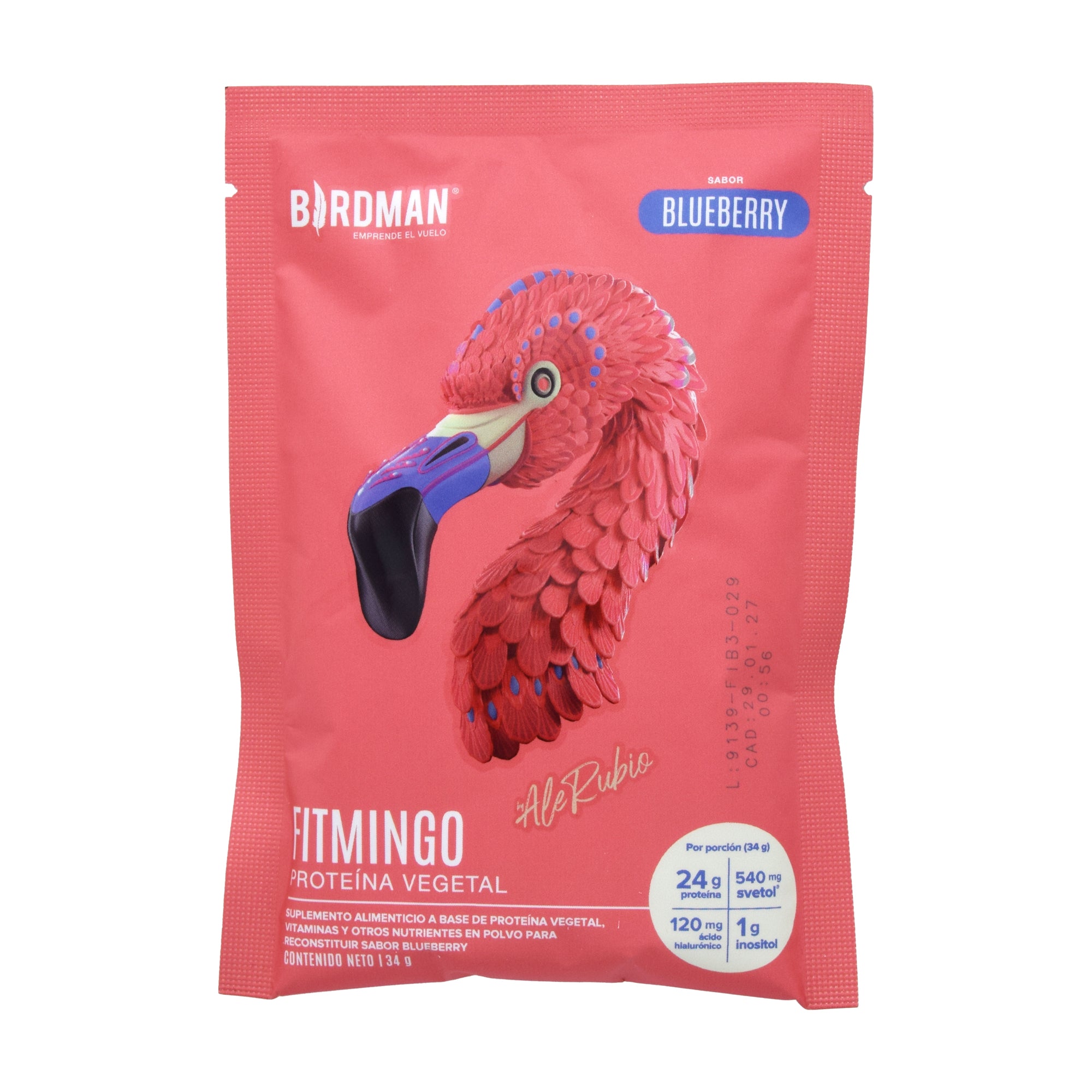 Proteina Vegetal Blueberry 34 G (Paquete 10)