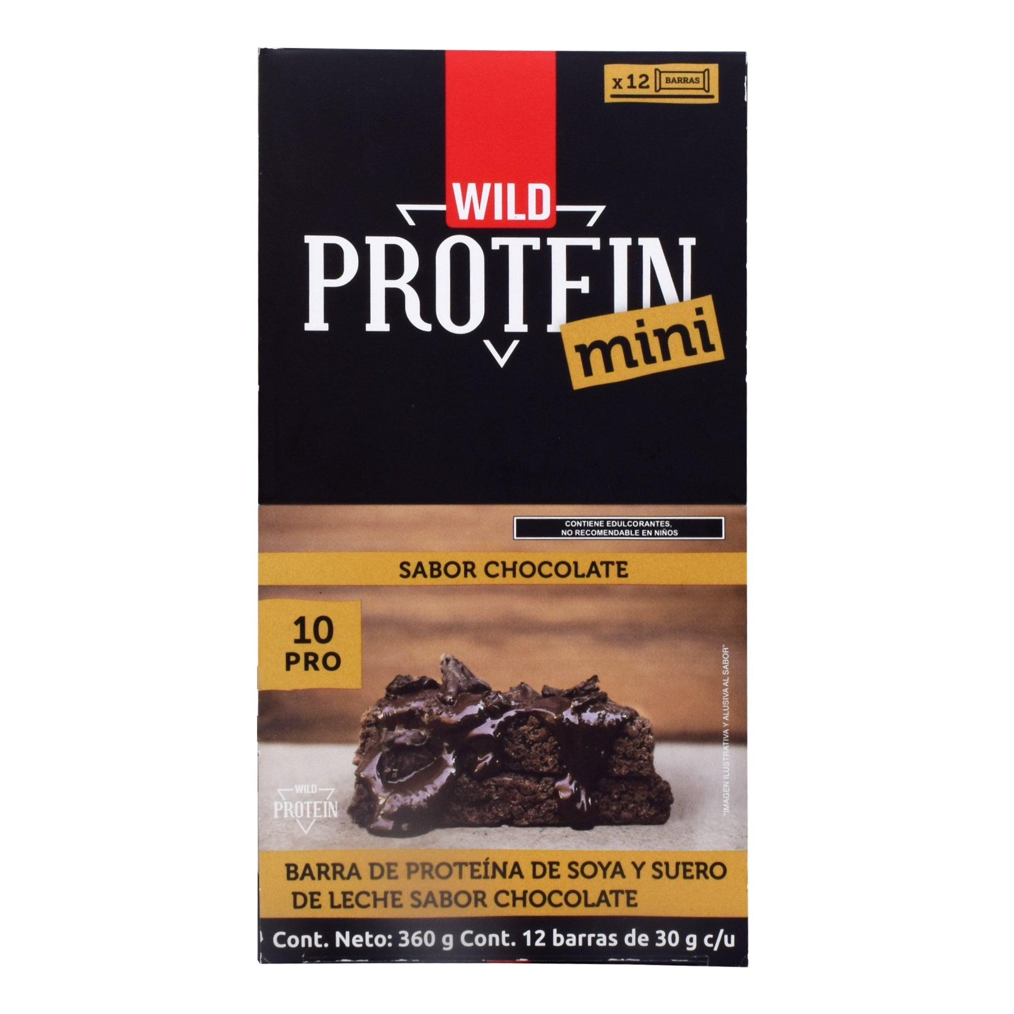 Mini Barra De Proteina Chocolate 30 G (PAQUETE 12)
