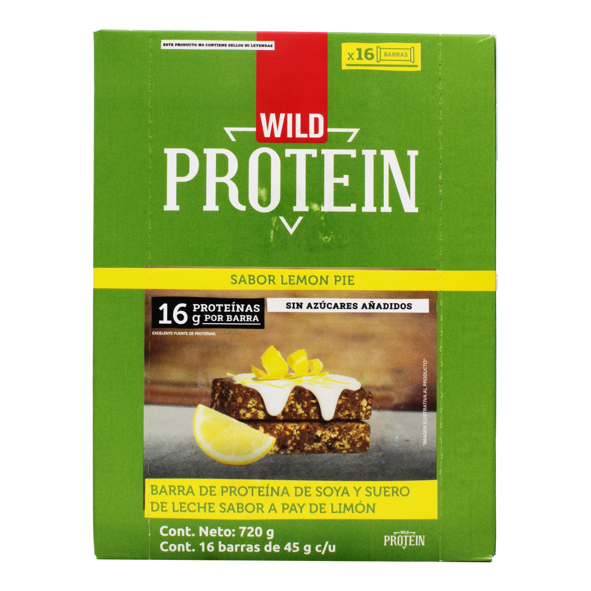 Barra De Proteina Pay De Limon 45 G (PAQUETE 16)