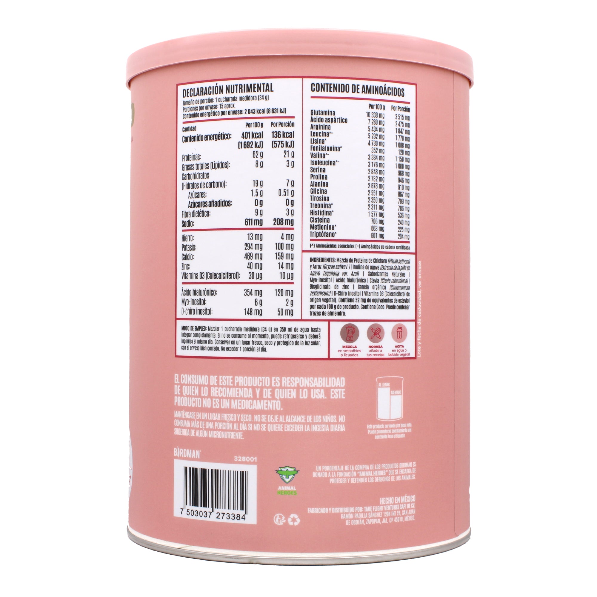 Proteina Vegetal Vainilla 510 G