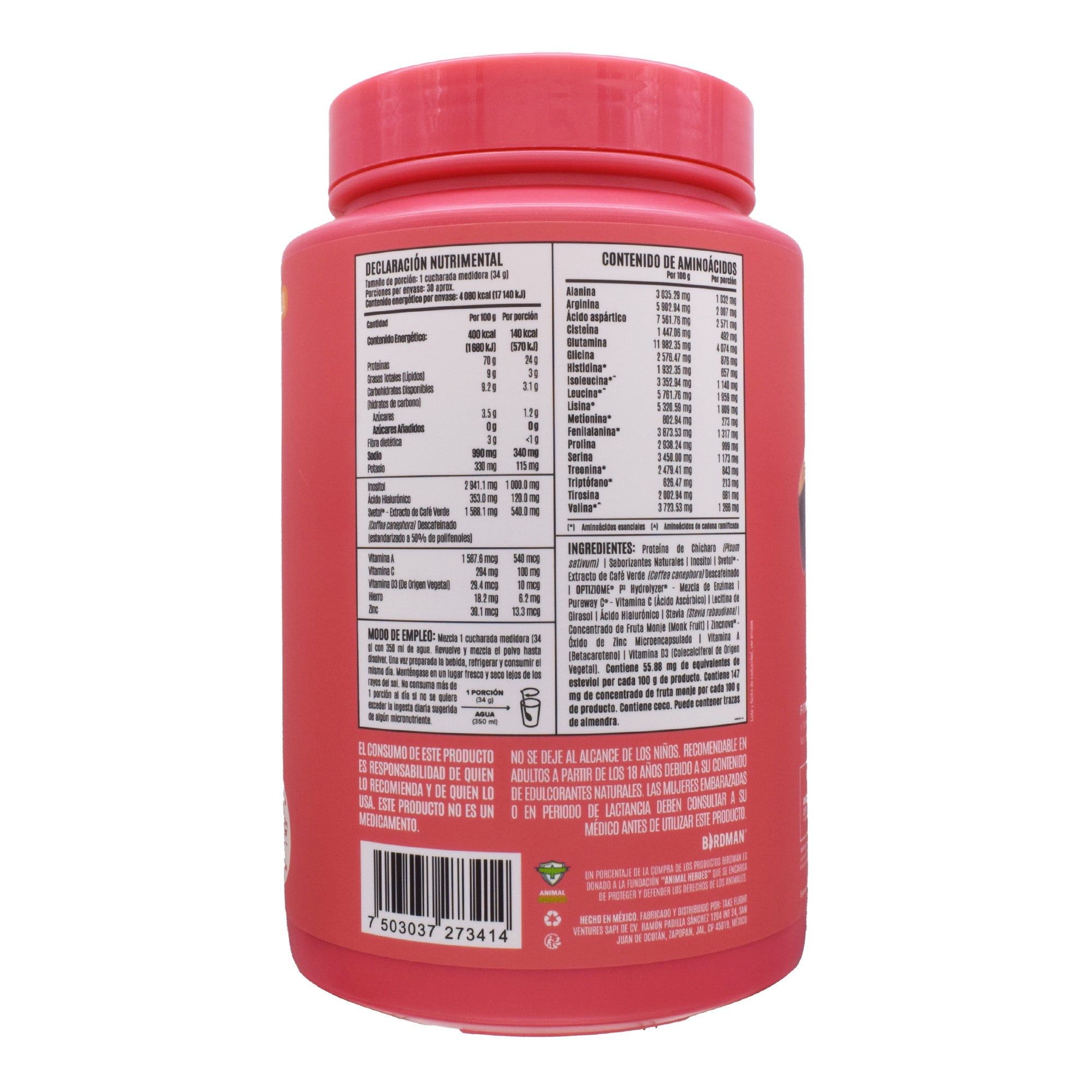 Proteina Vegetal  Vainilla 1.02 Kg