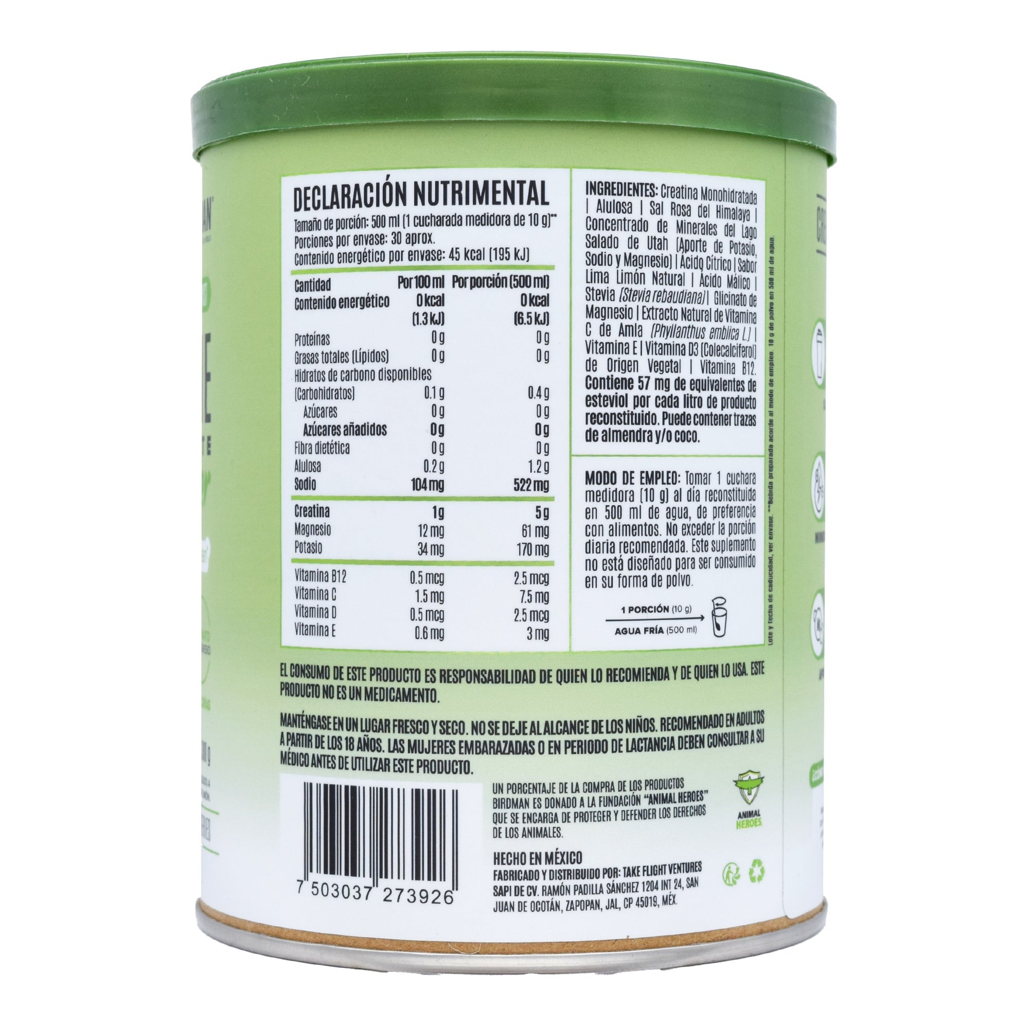 Creatine Electrolyte Refresher Lemon Twist 300 G