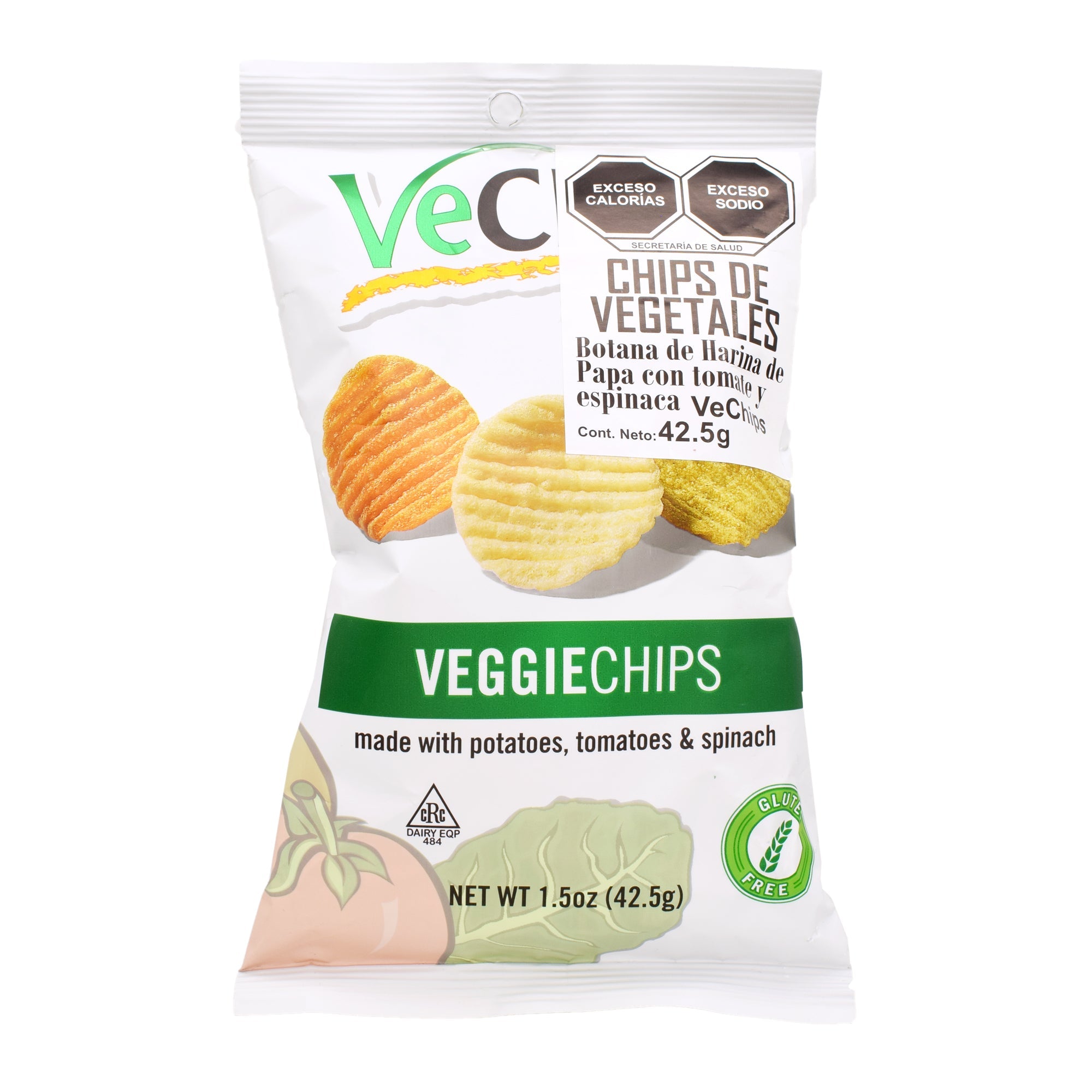 Chips Papas Espinaca Tomate 42.5 G