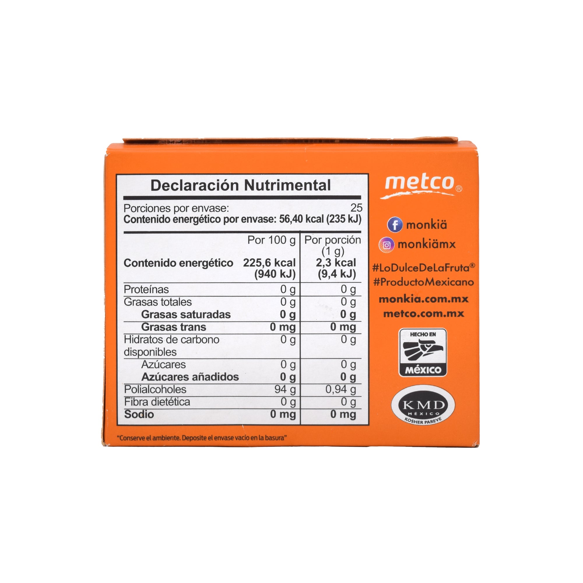 Endulzante Monkia 25 Sob 1 G C/u