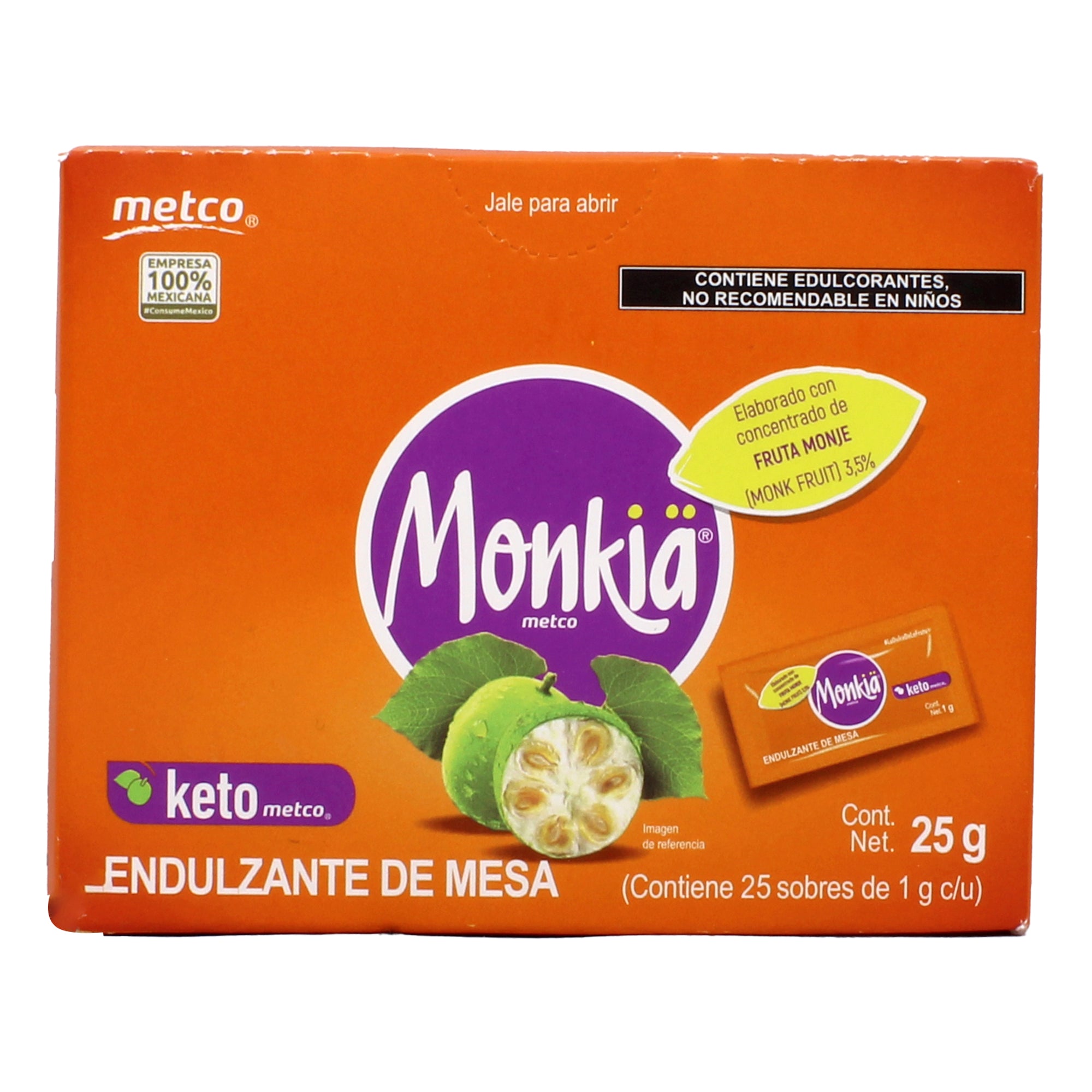 Endulzante Monkia 25 Sob 1 G C/u