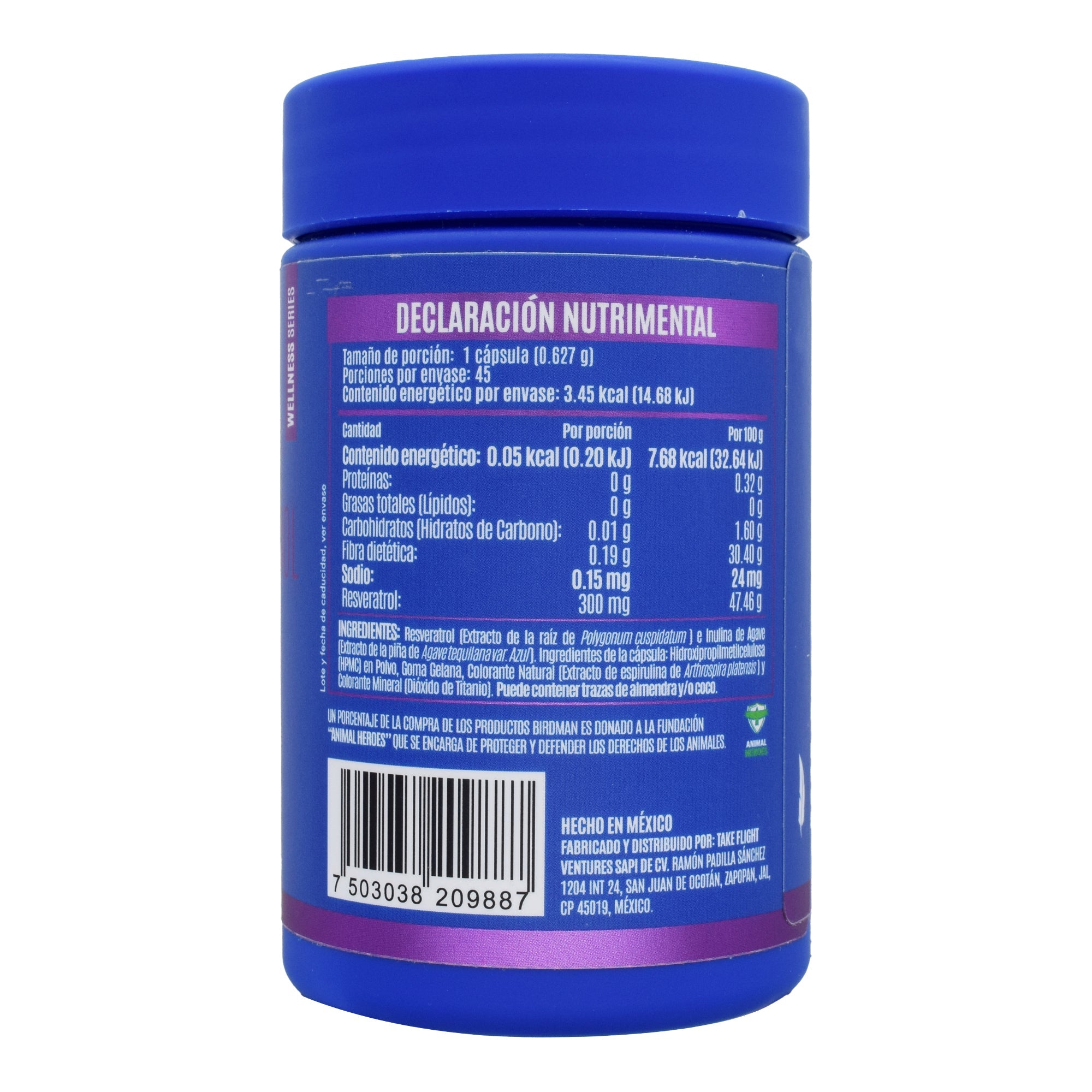 Resveratrol 45 Cap