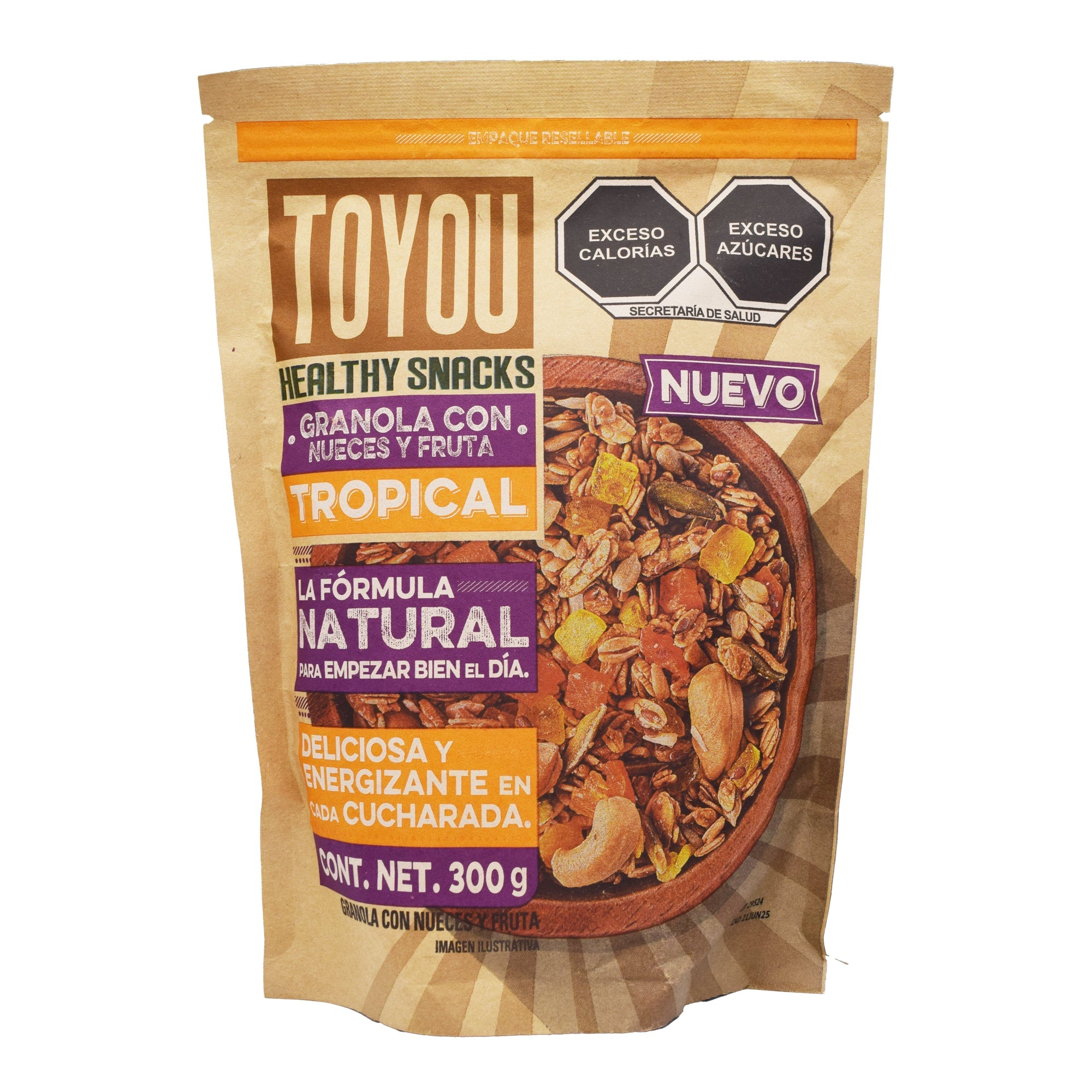 Granola Con Nueces Y Fruta Tropical 300 G