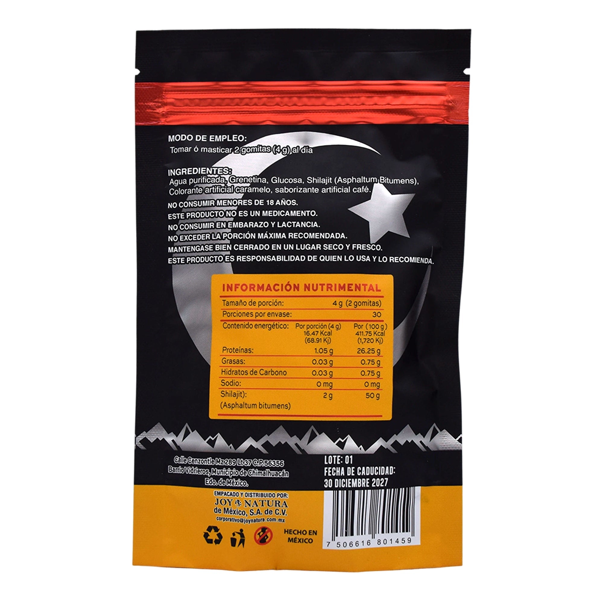 Gomitas De Shilajit 60 Gomitas