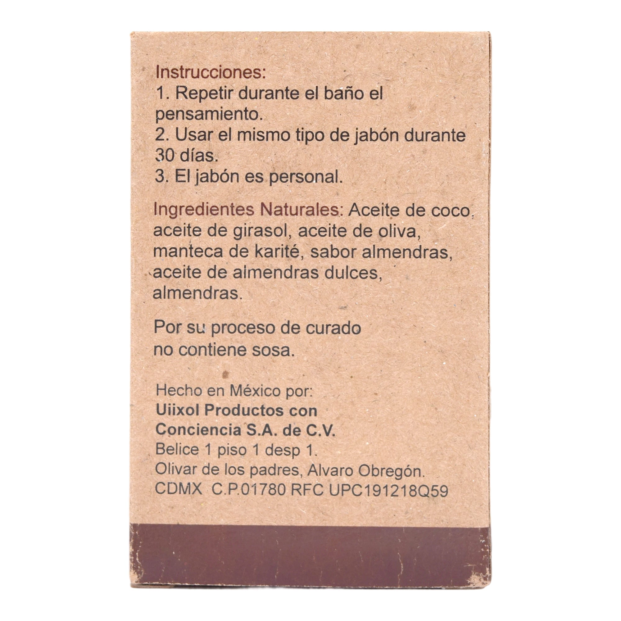 Jabon Vegetal Almendra 100 G