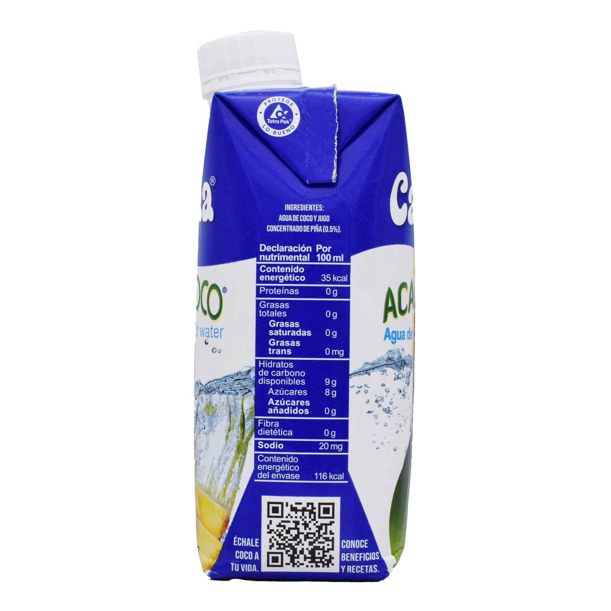 Agua De Coco Pina 330 Ml