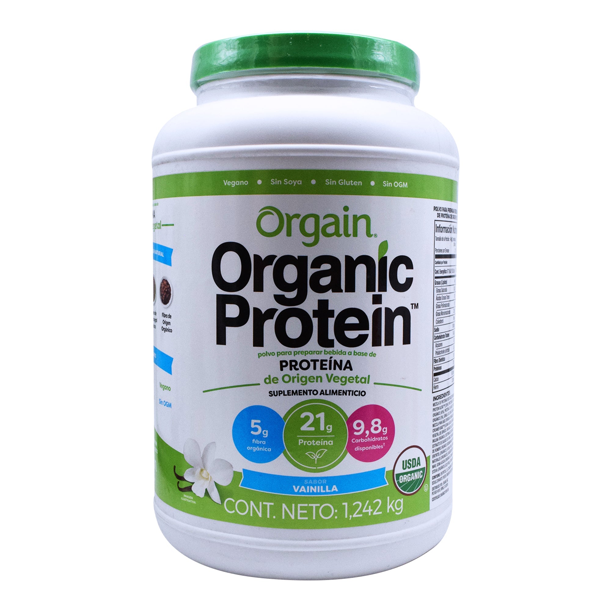 Proteina Vegetal Vainilla Organica 1.2 Kg
