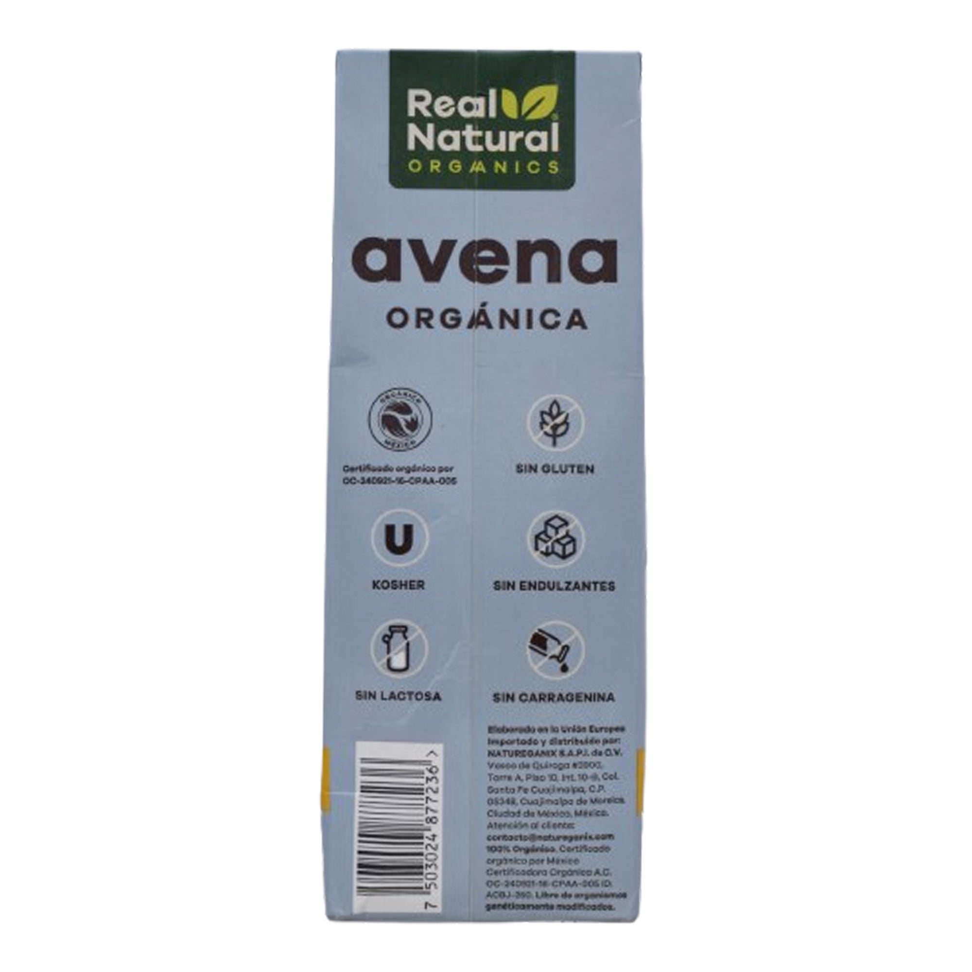 Bebida De Avena Organica 1 L
