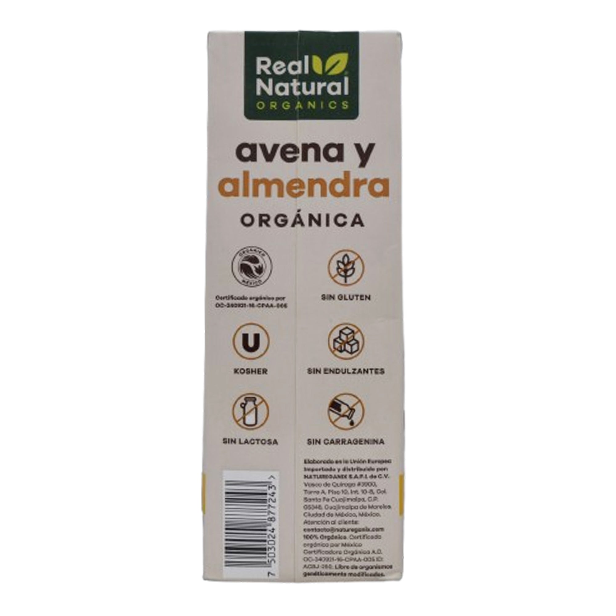 Bebida De Almendra Y Avena 1 L