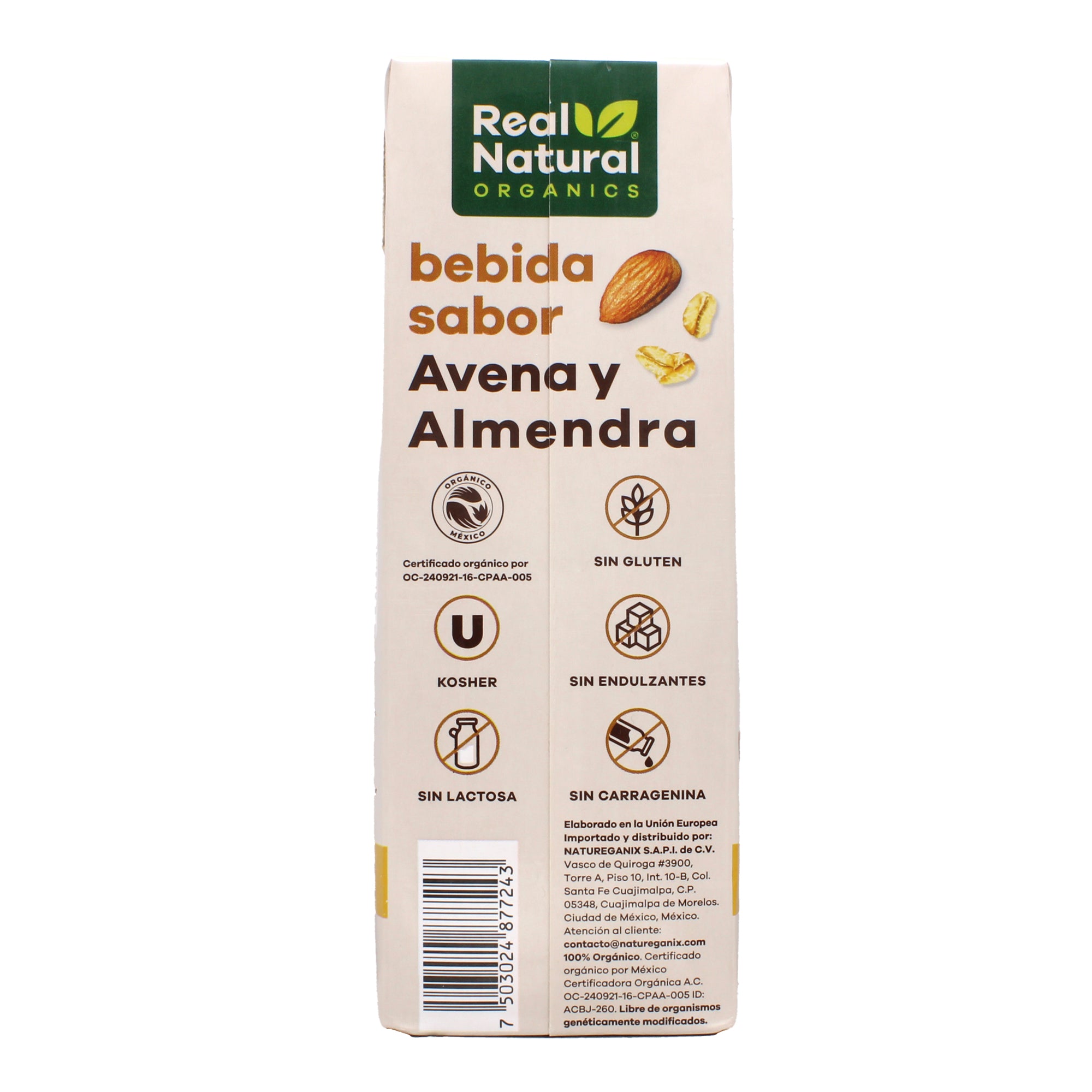 Bebida De Almendra Y Avena 1 L