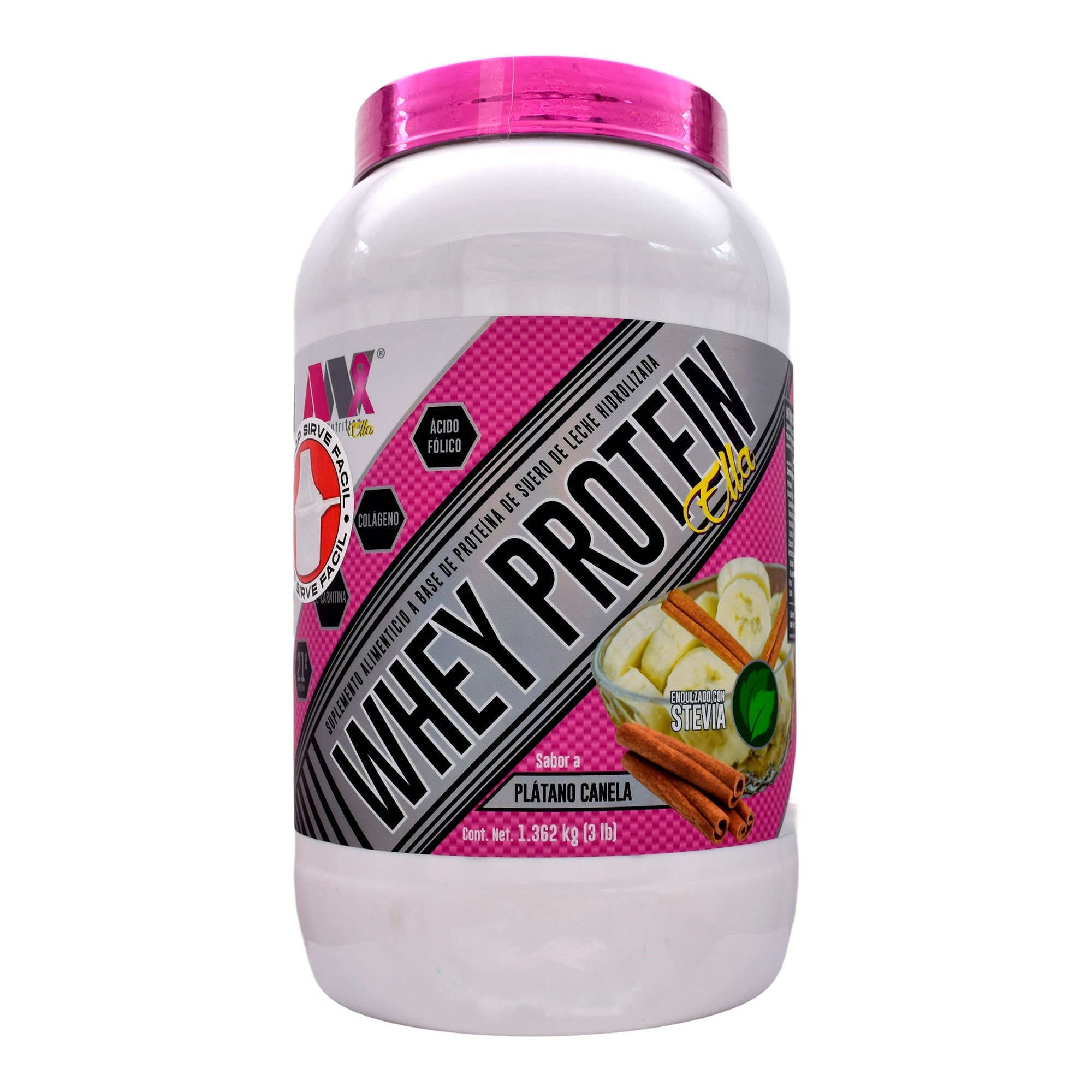 Whey Protein Ella Platano Canela 1.362 Kg