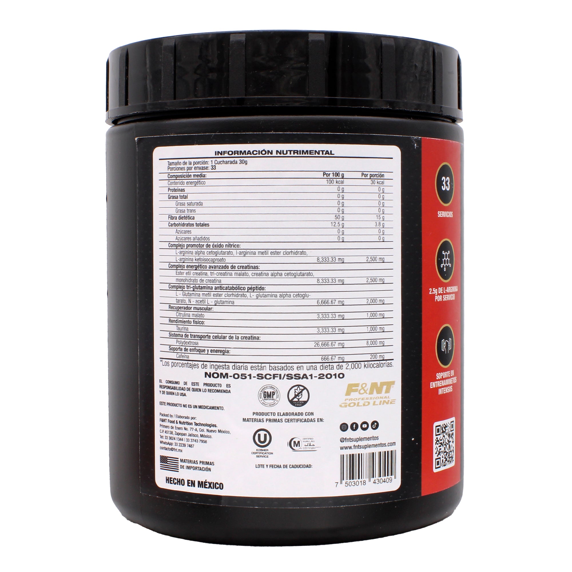 Oxido Nitrico En Polvo 1 Kg