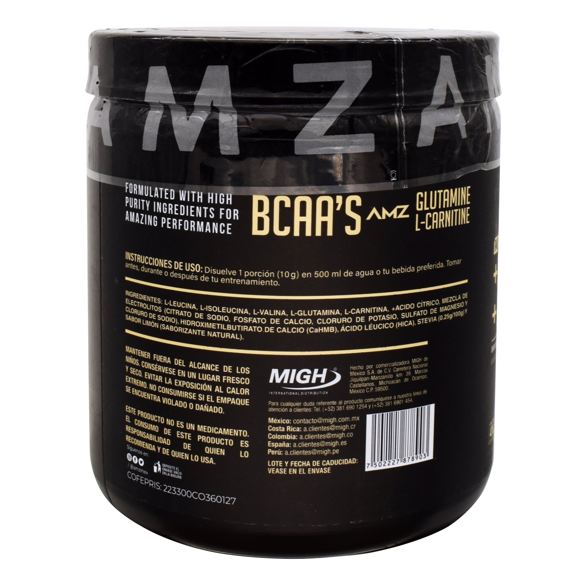 Bcaa Glutamina Carnitina Limon 420 G