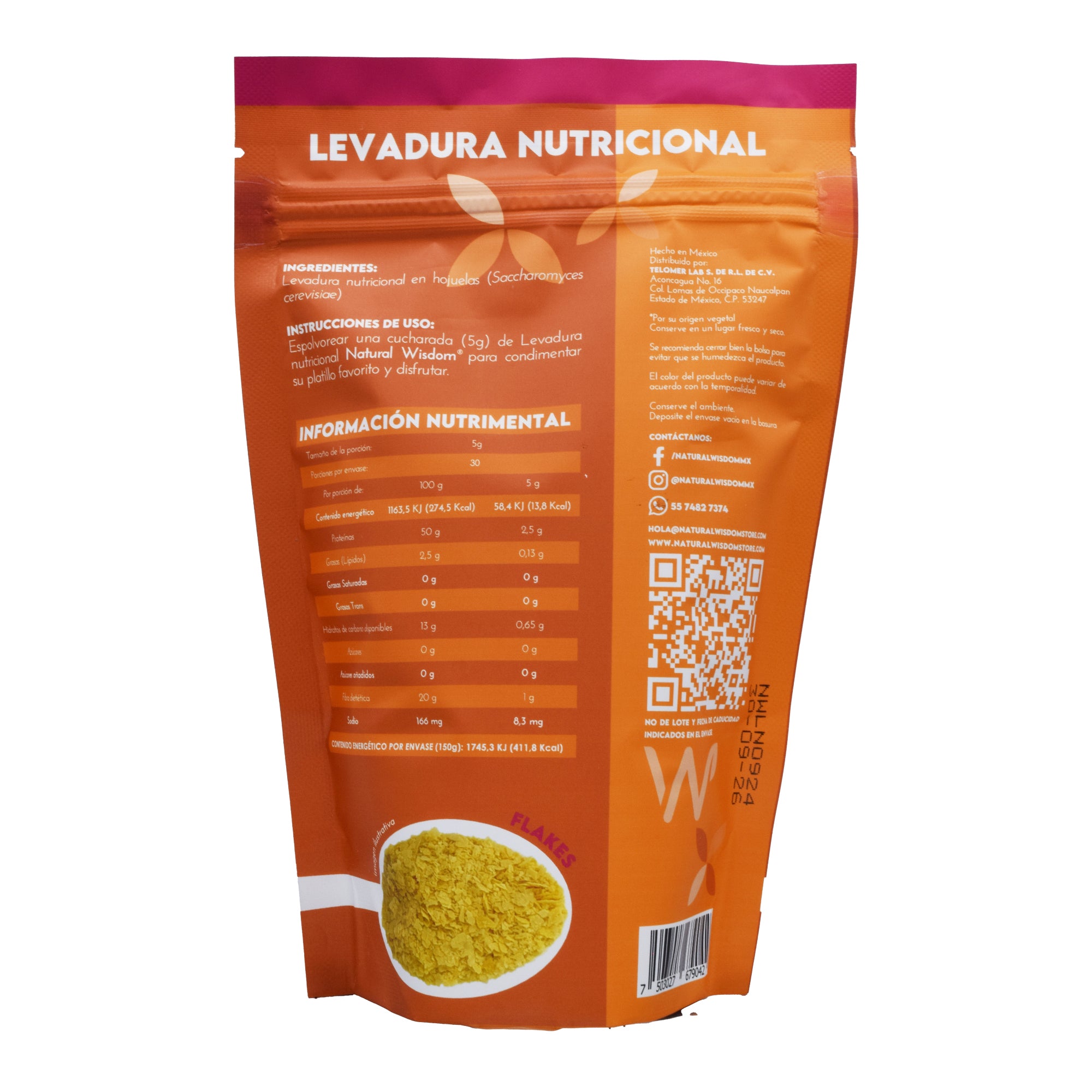 Levadura Nutricional Sab Queso 150 G