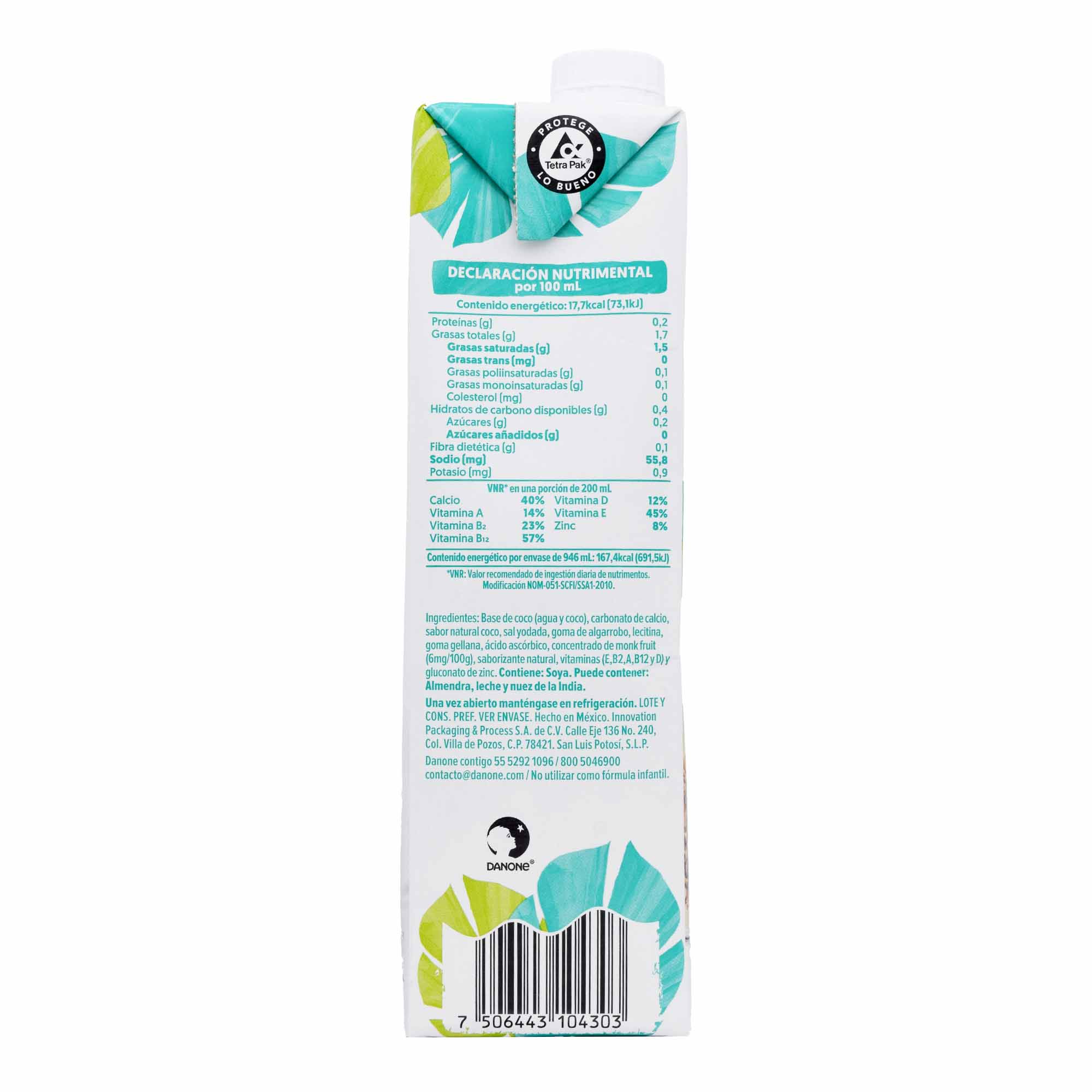 Bebida De Coco 946 Ml