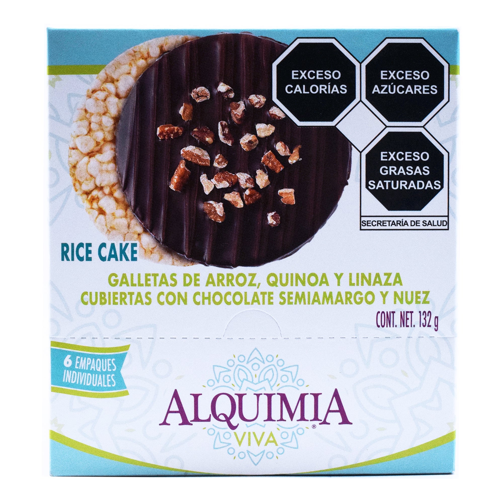 Galleta De Arroz Quinoa Nuez 22 G (Paquete 6)