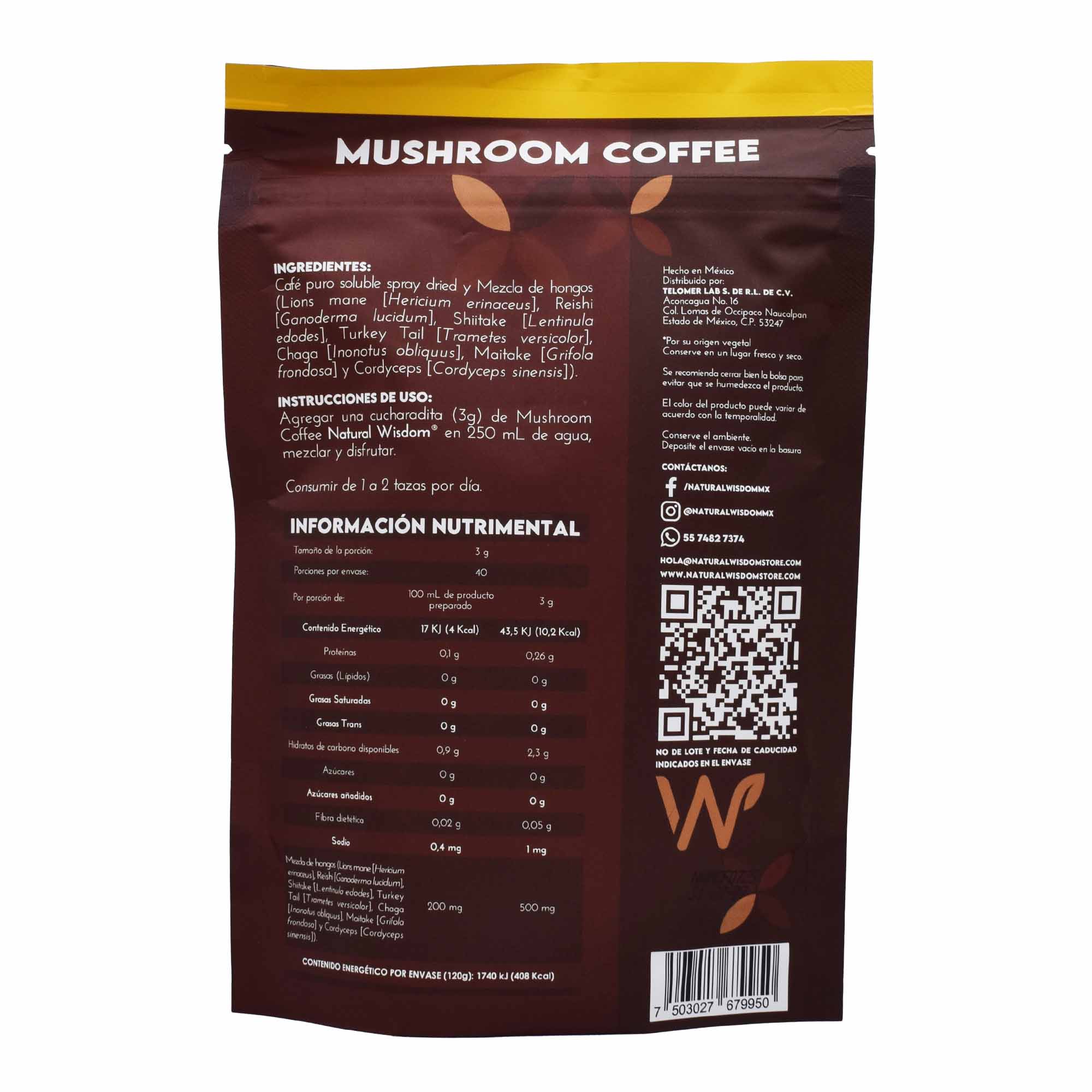 Mushroom Coffee120 G
