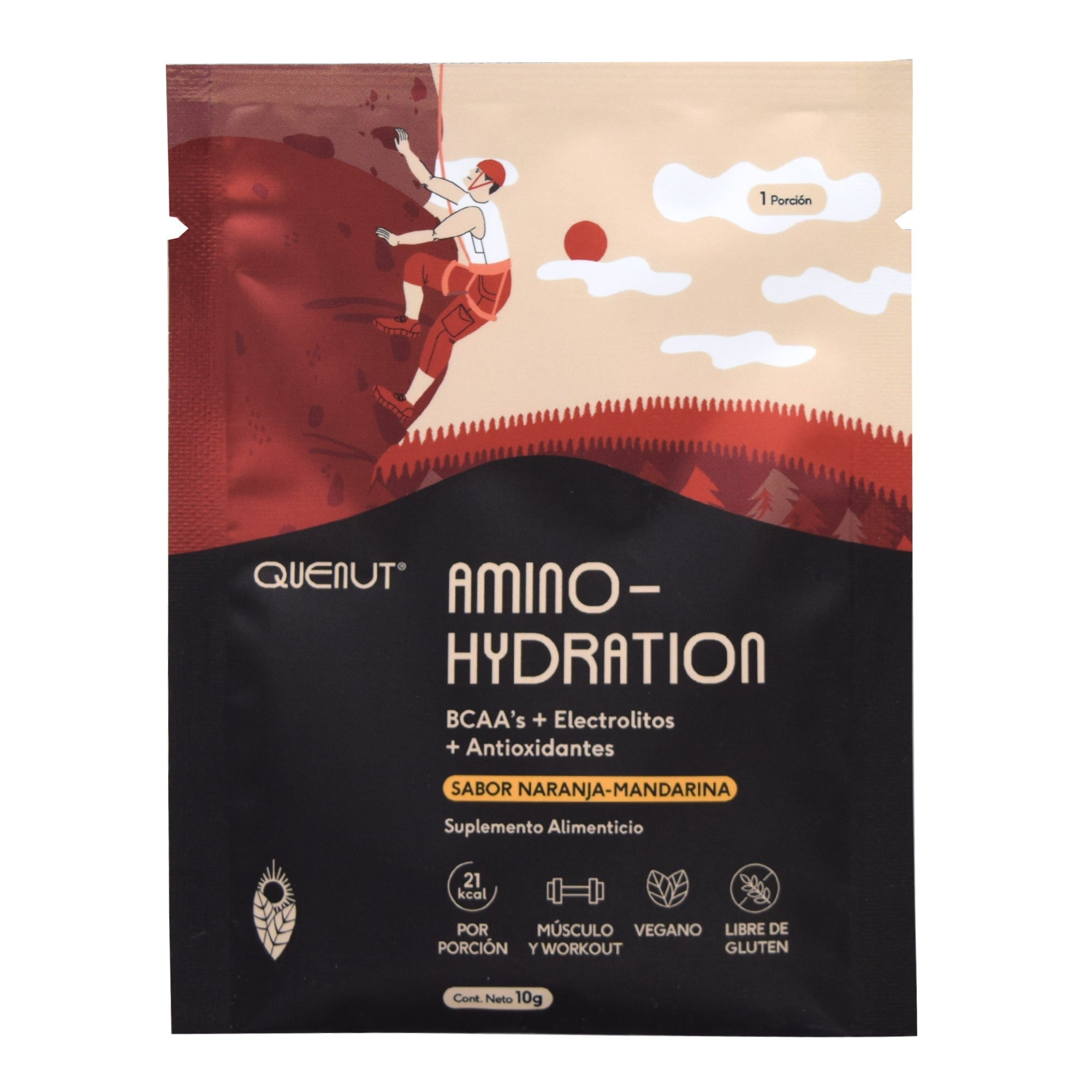 Amino Hydration Naranja Mandarina 10 G (PAQUETE 12)