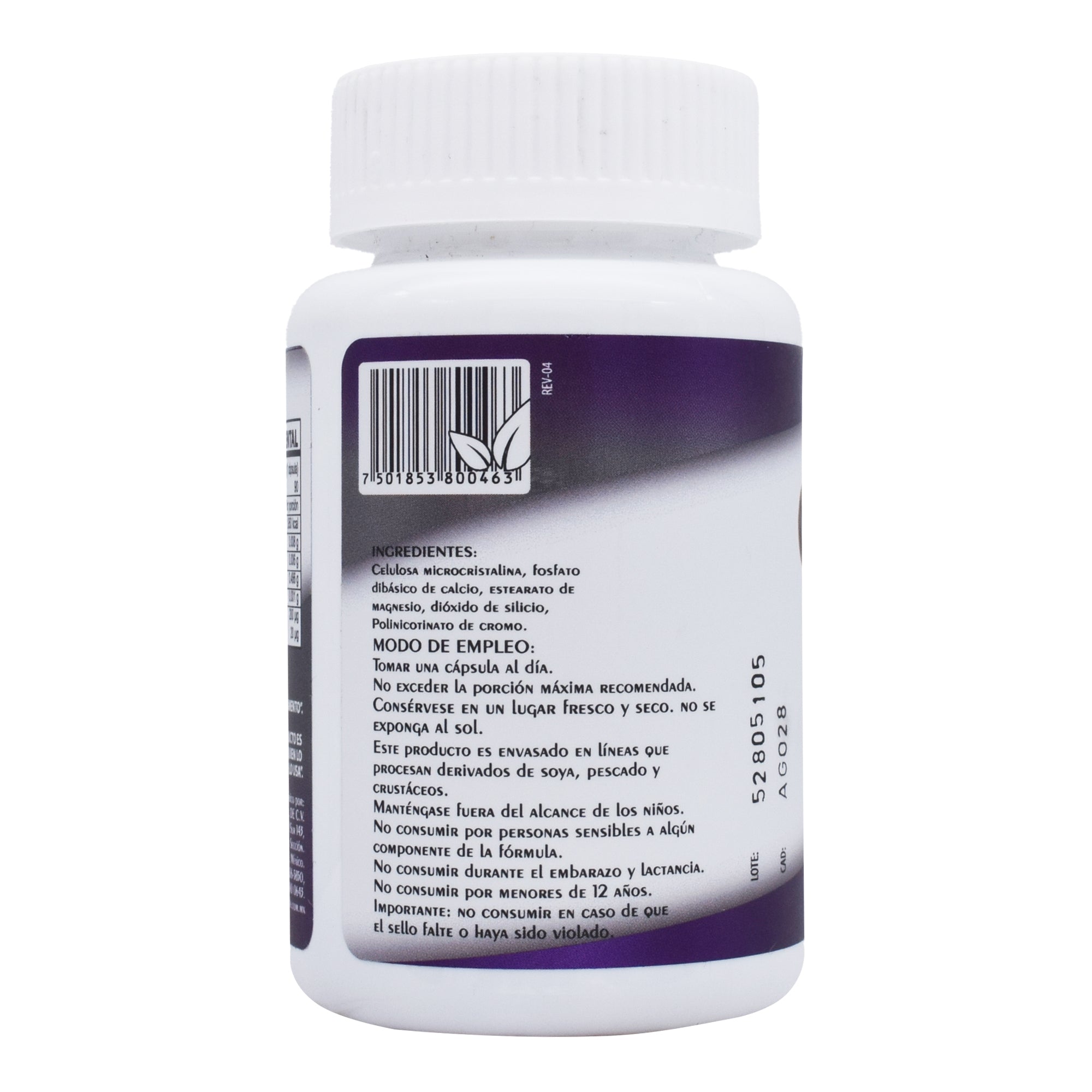 Polinicotinato De Cromo 90 Cap