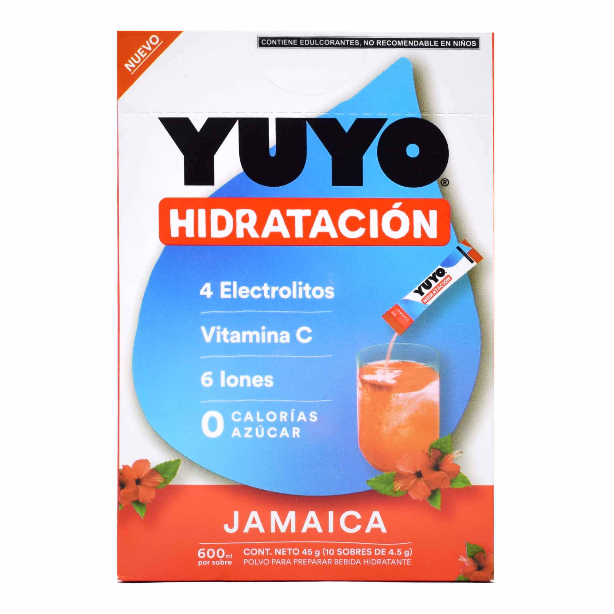 Bebida Hidratante Jamaica 4.5 G (PAQUETE 10)