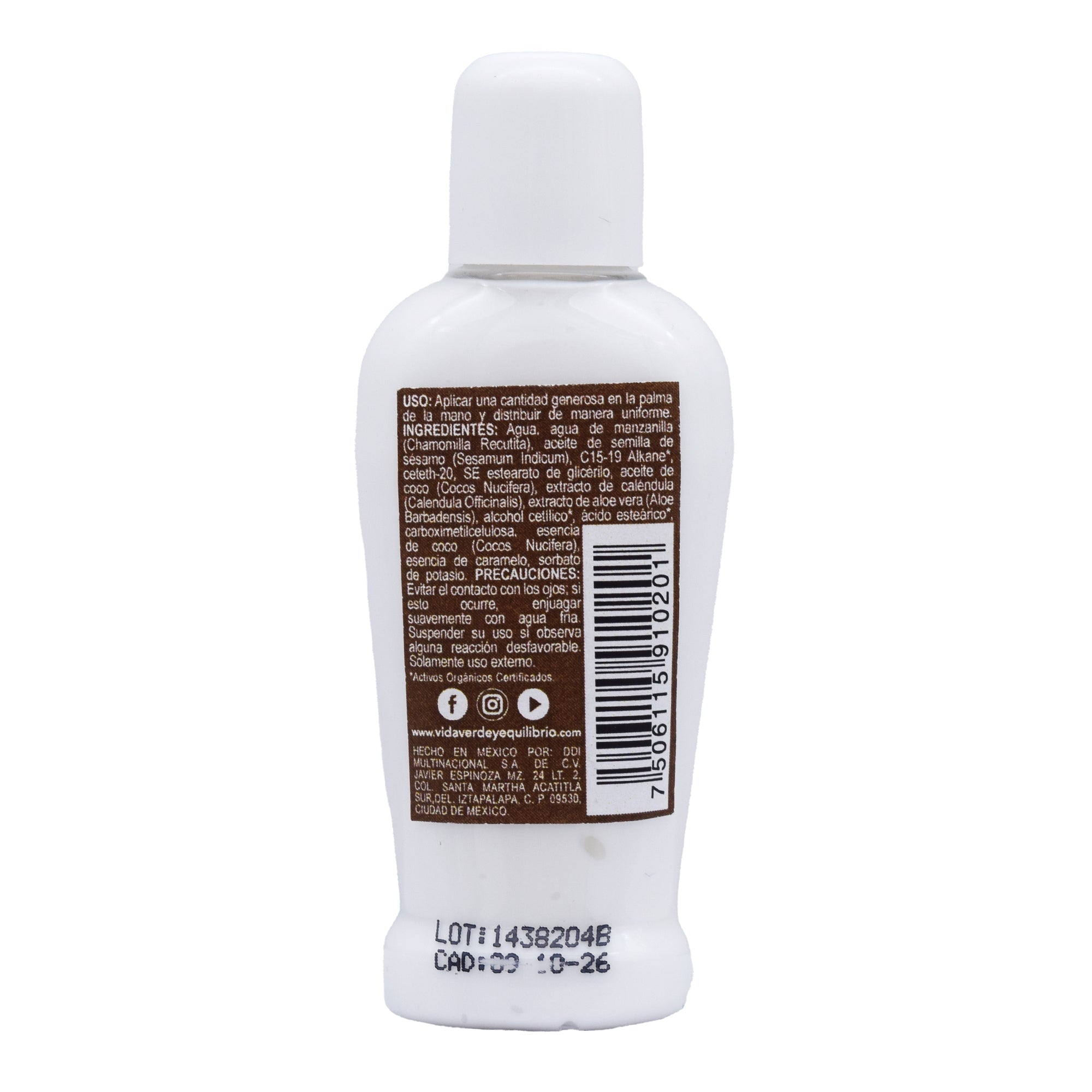 Crema Para Manos Coco Bronceado 30 Ml