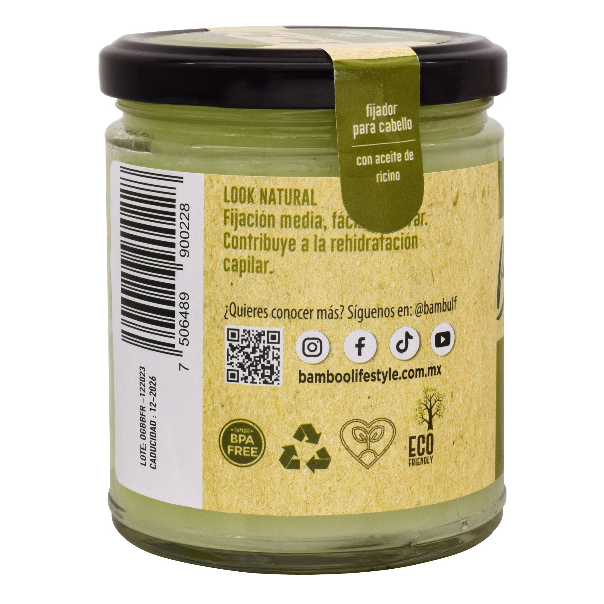 Fijador Para Cabello Aceite De Ricino 253 G